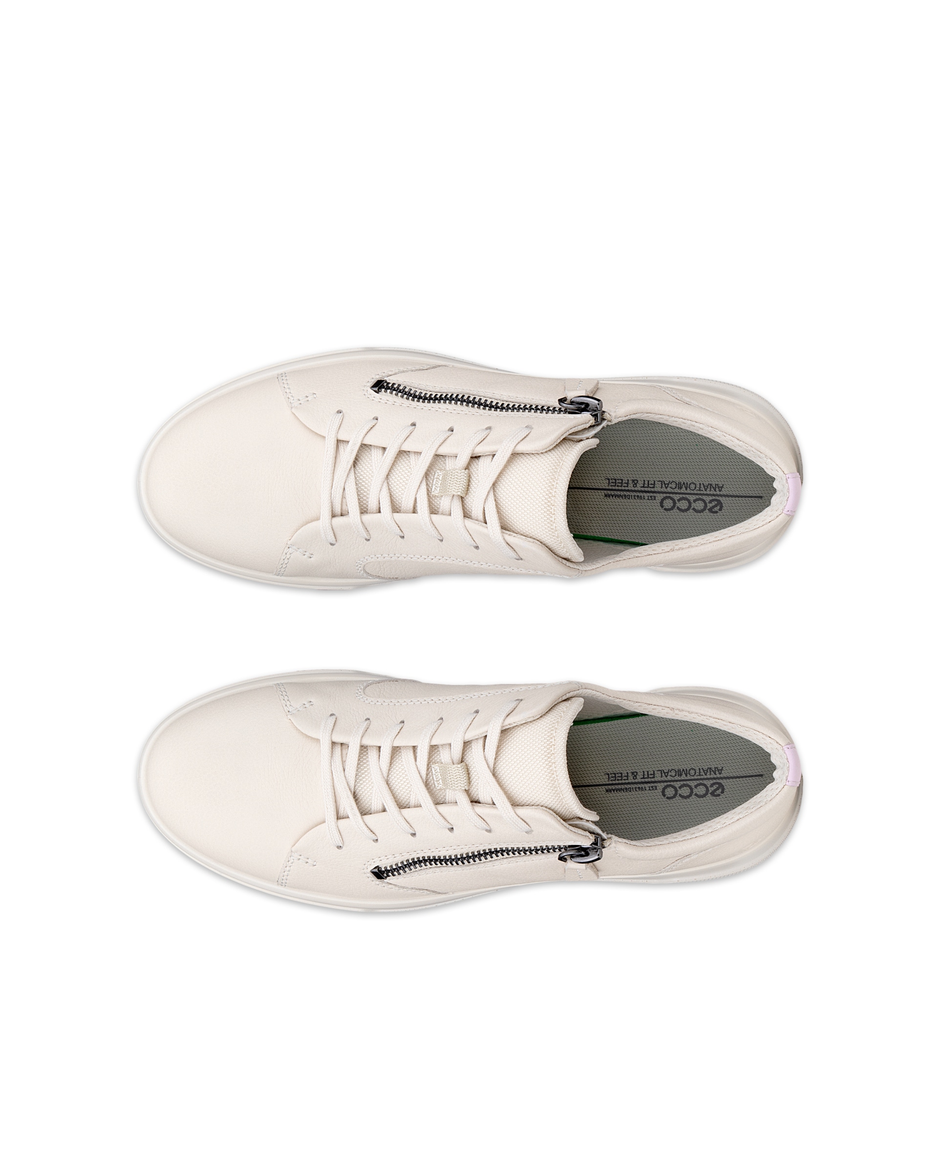 ECCO® MOVE chaussure en cuir pour femme - Beige - Top left pair