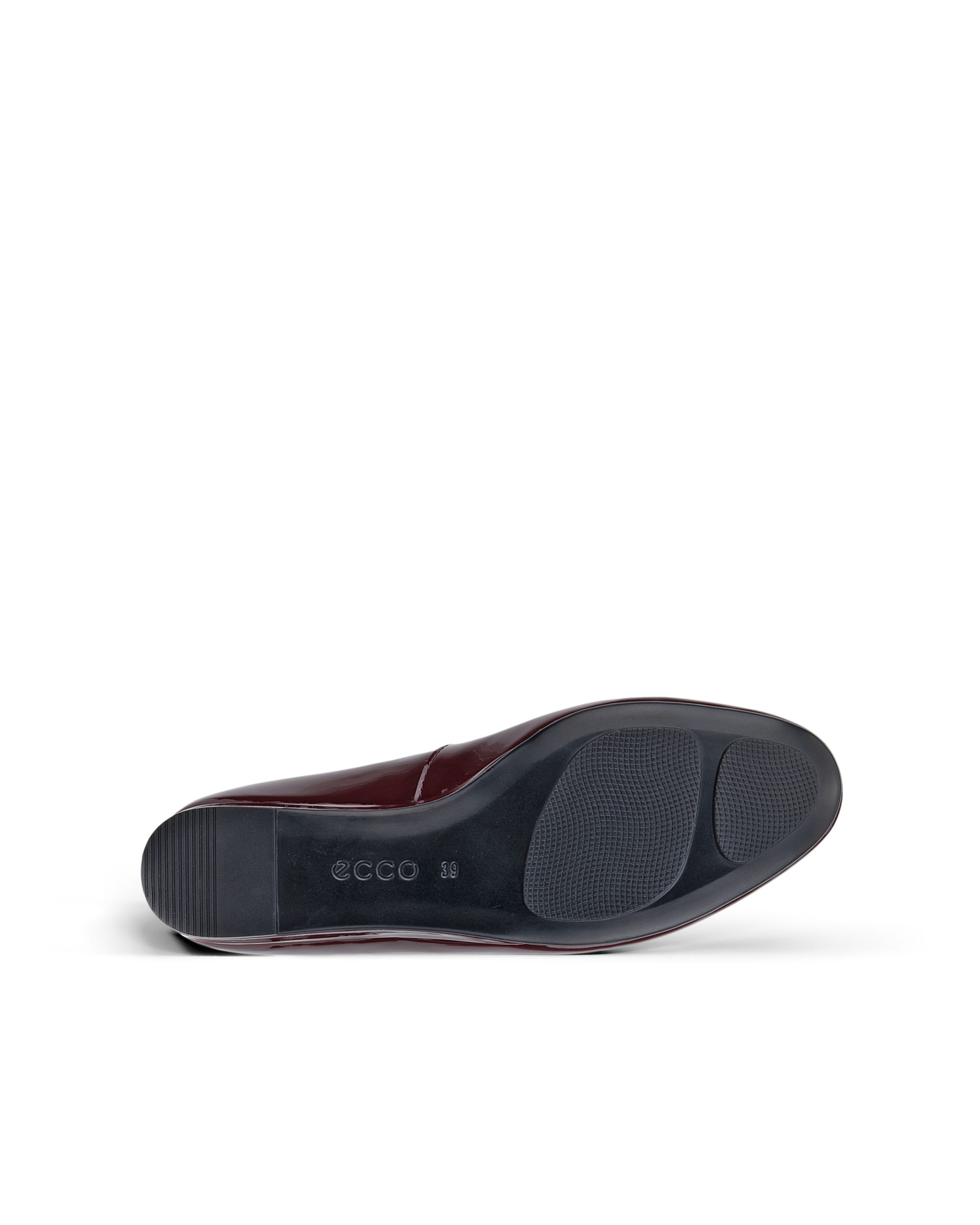 ECCO® ELEVATE WEDGE babies en cuir pour femme - Rouge - Outside