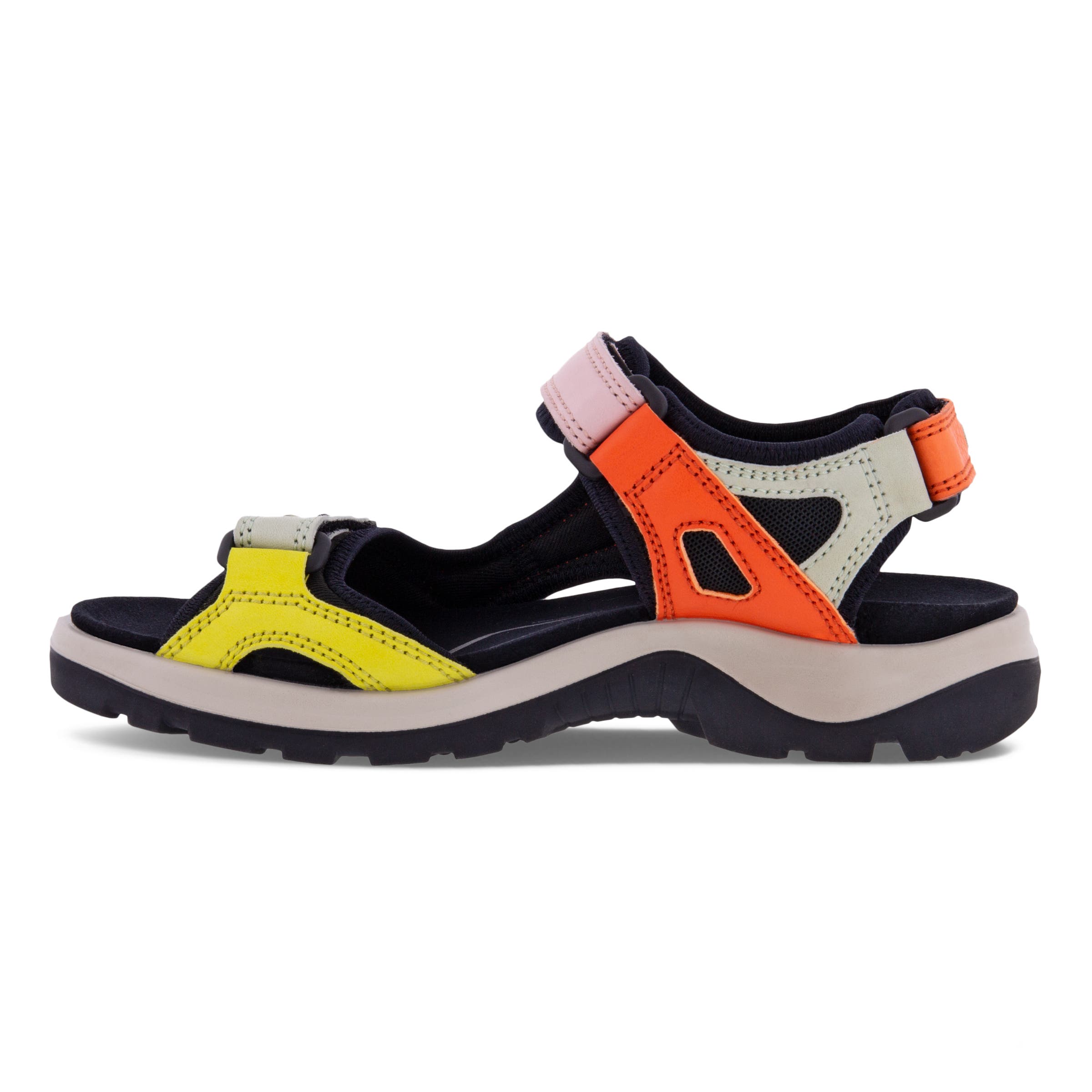 Women's ECCO® Offroad Nubuck Outdoor Sandal - Multicolour - Inside