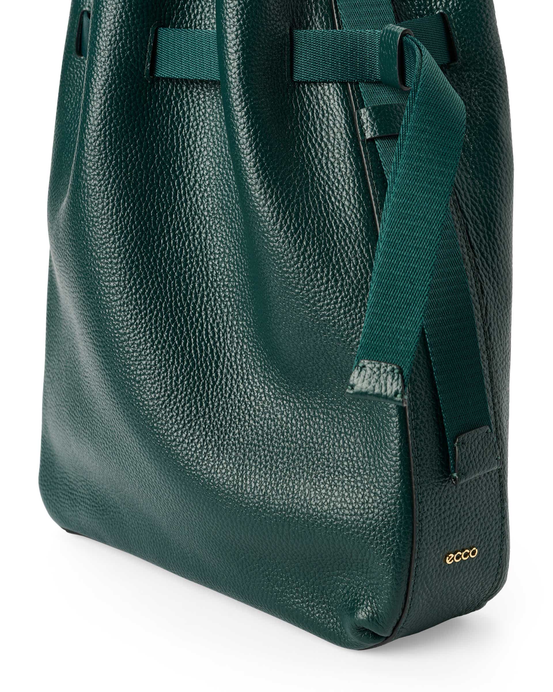ECCO® Sail Bag kožna torba hobo - Zelena - Detail-2