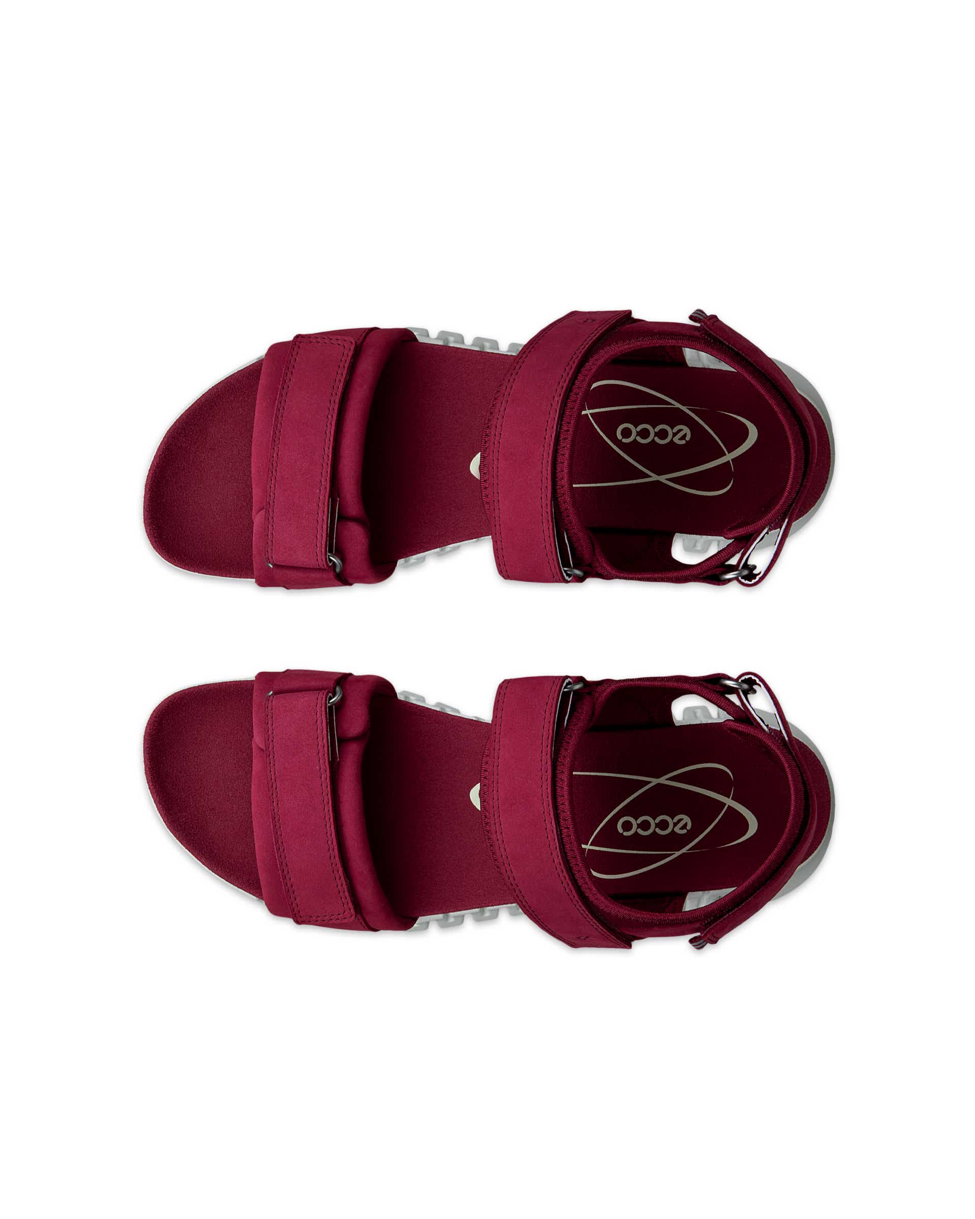 ECCO GRUUV SOL WOMEN'S SANDAL - Red - Top left pair