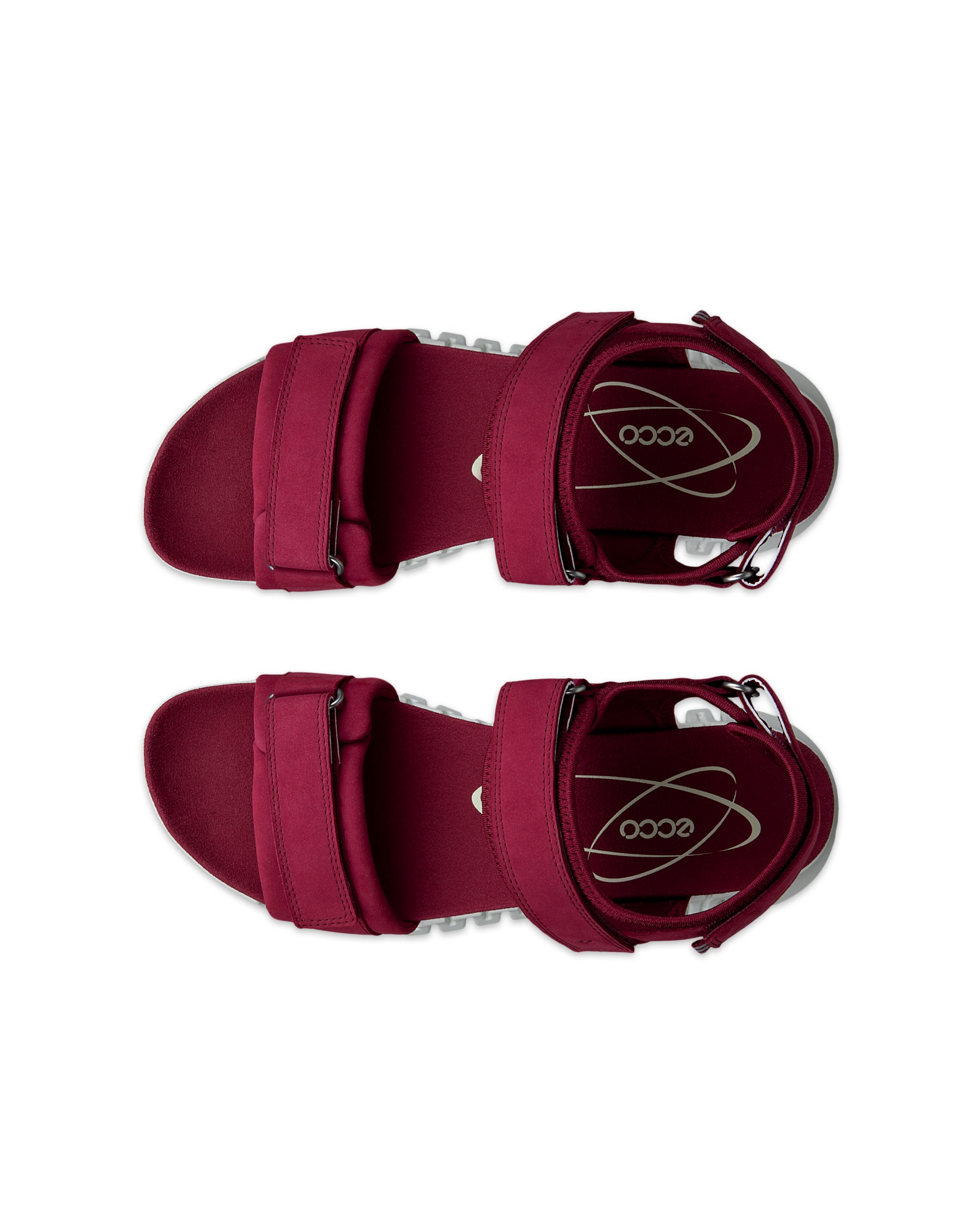 ECCO GRUUV SOL WOMEN'S SANDAL - Red - Top left pair