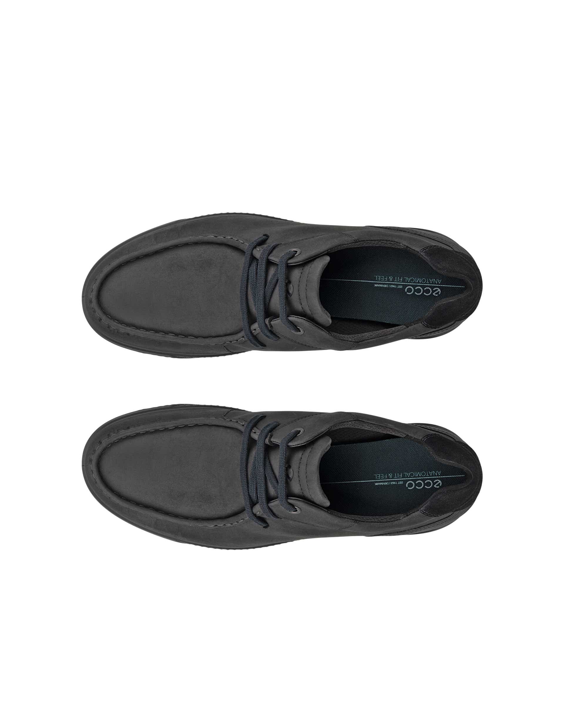 ECCO® BYWAY slip-on sko i nubuck til herrer - Sort - Top left pair