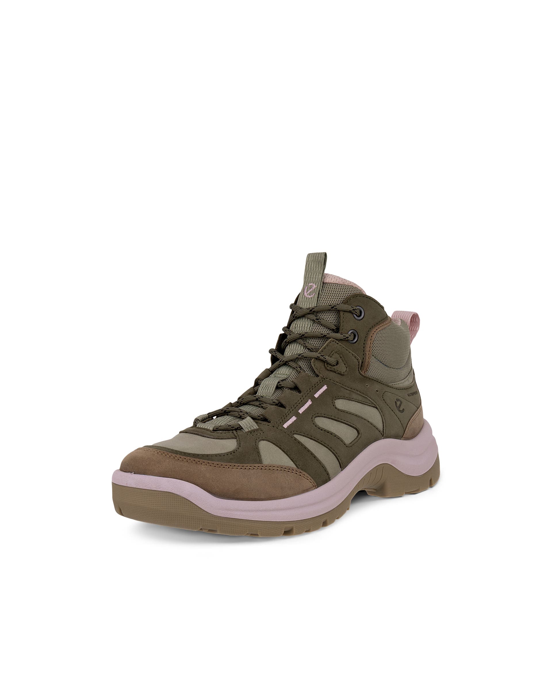 ECCO® OFFROAD ženske vodootporne srednje čizme od nubuka za boravak na otvorenom - Zelena - Main