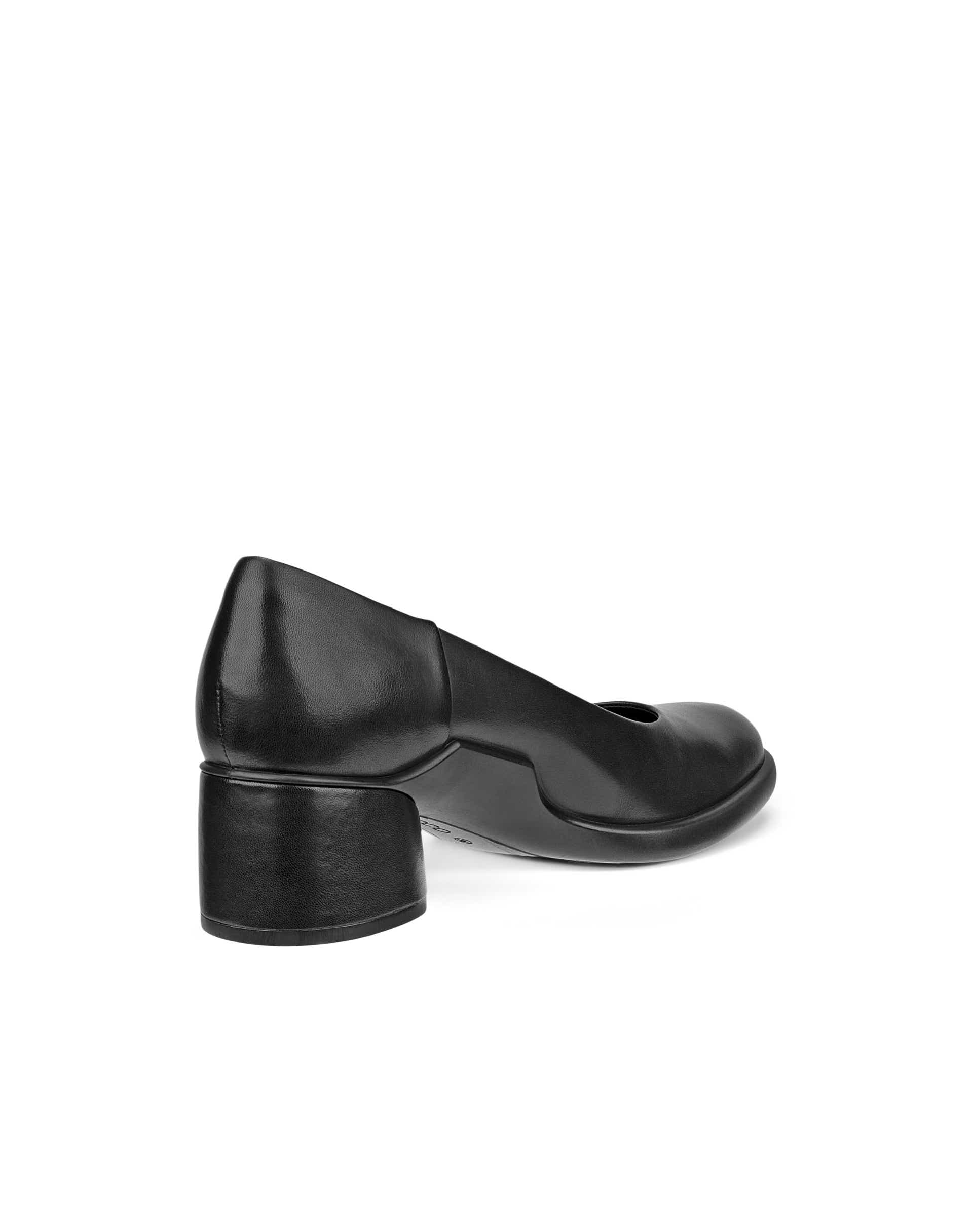 Dámské kožené lodičky na blokovém podpatku ECCO® Sculpted LX 35 - Černá - Back