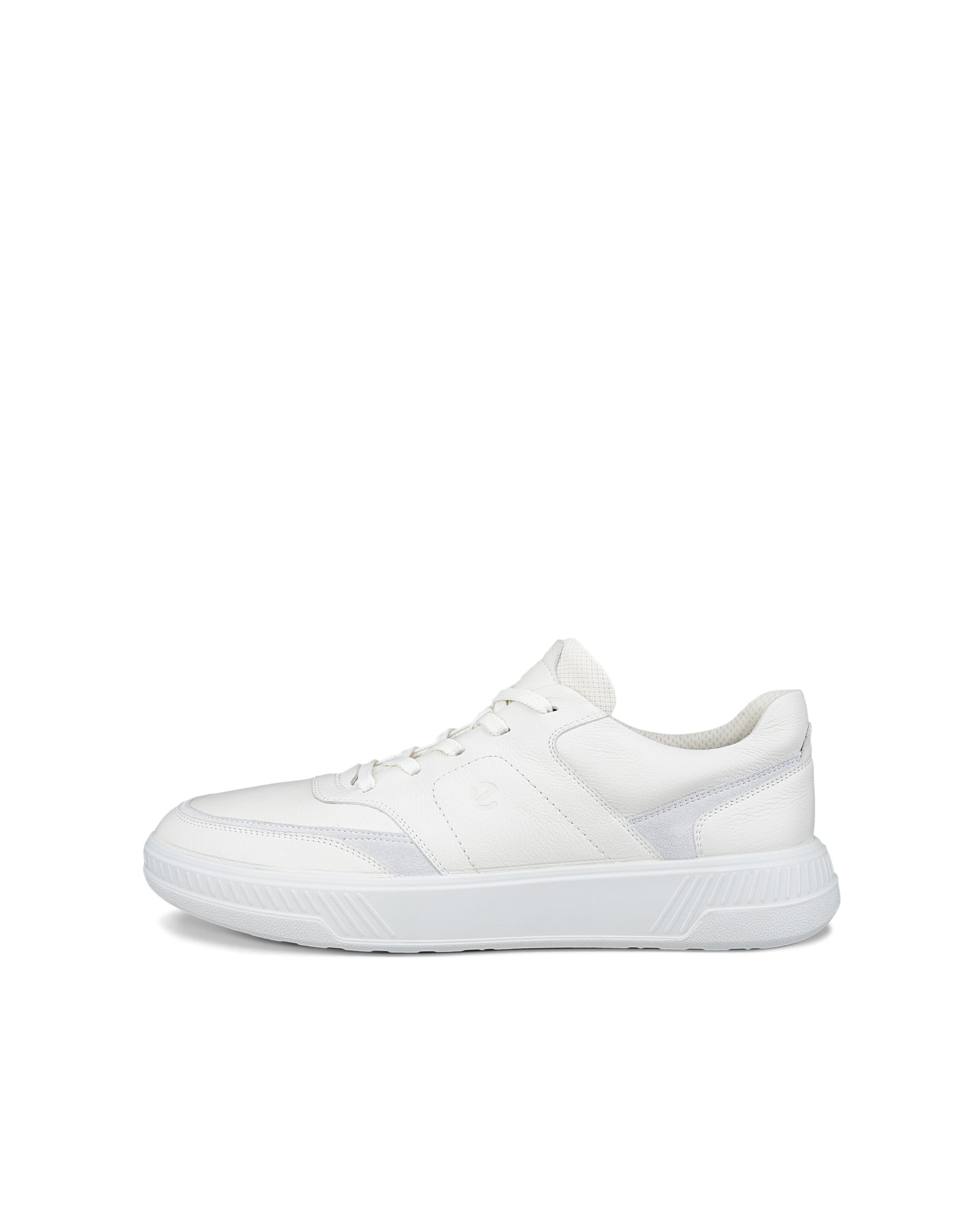 Men's ECCO® MOVE Leather Sneaker - White - Outside