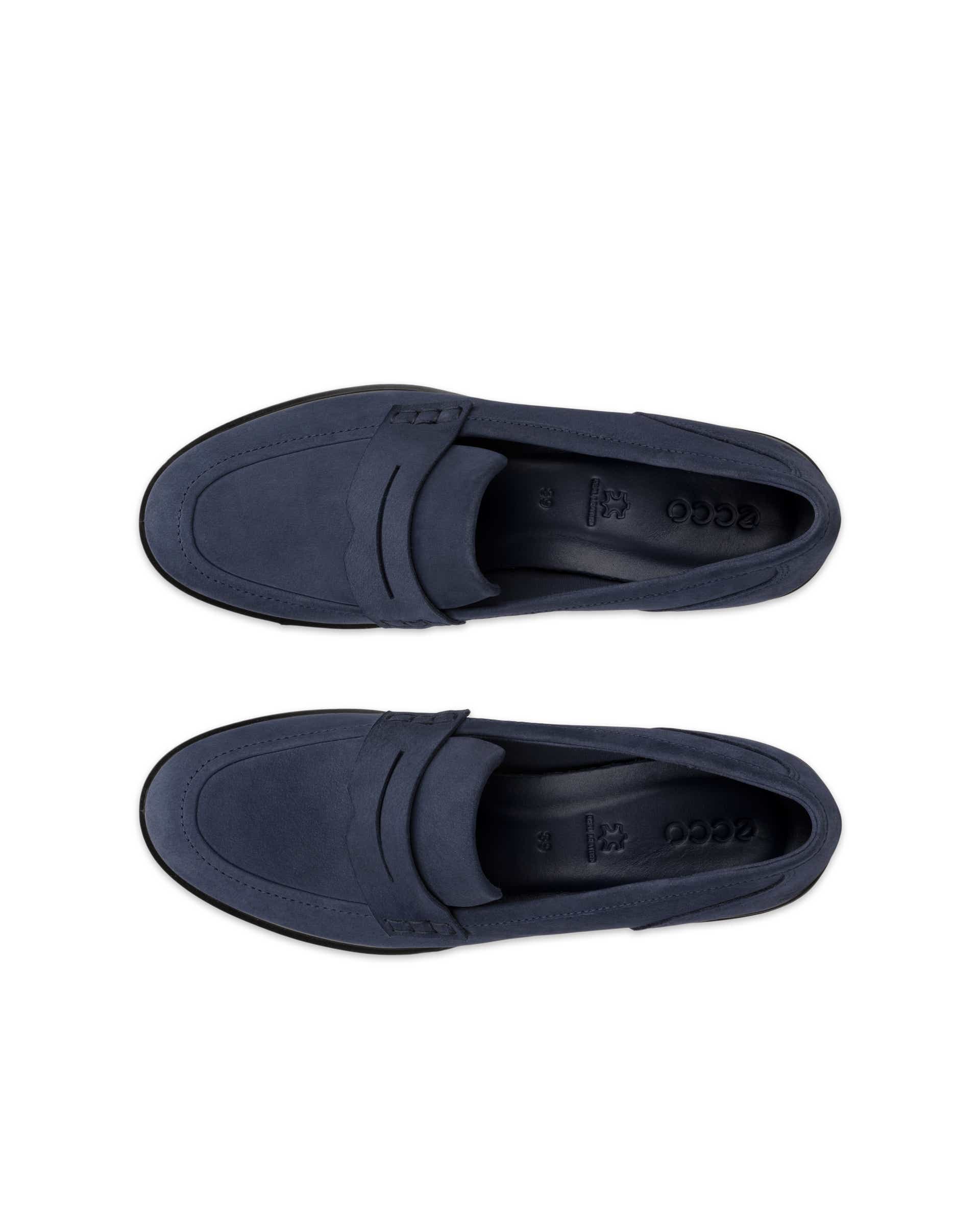 ECCO® Dress Classic 15 mocassins en cuir pour femme - Bleu - Top left pair