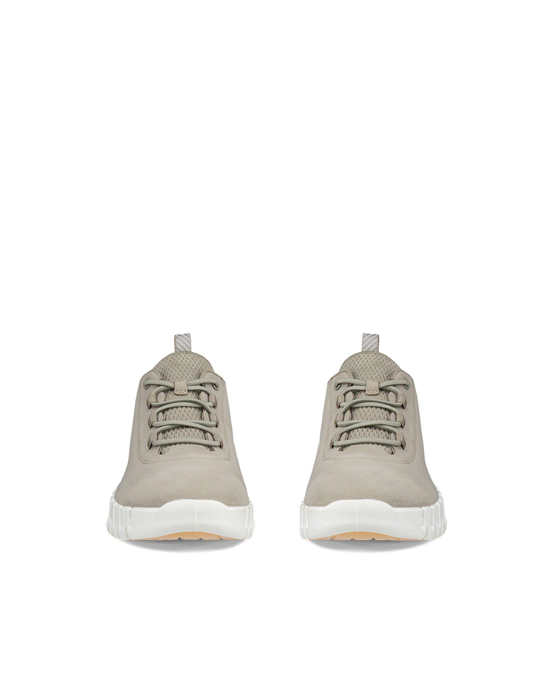 ECCO® GRUUV dames nubuck sneaker - Groen - Front pair