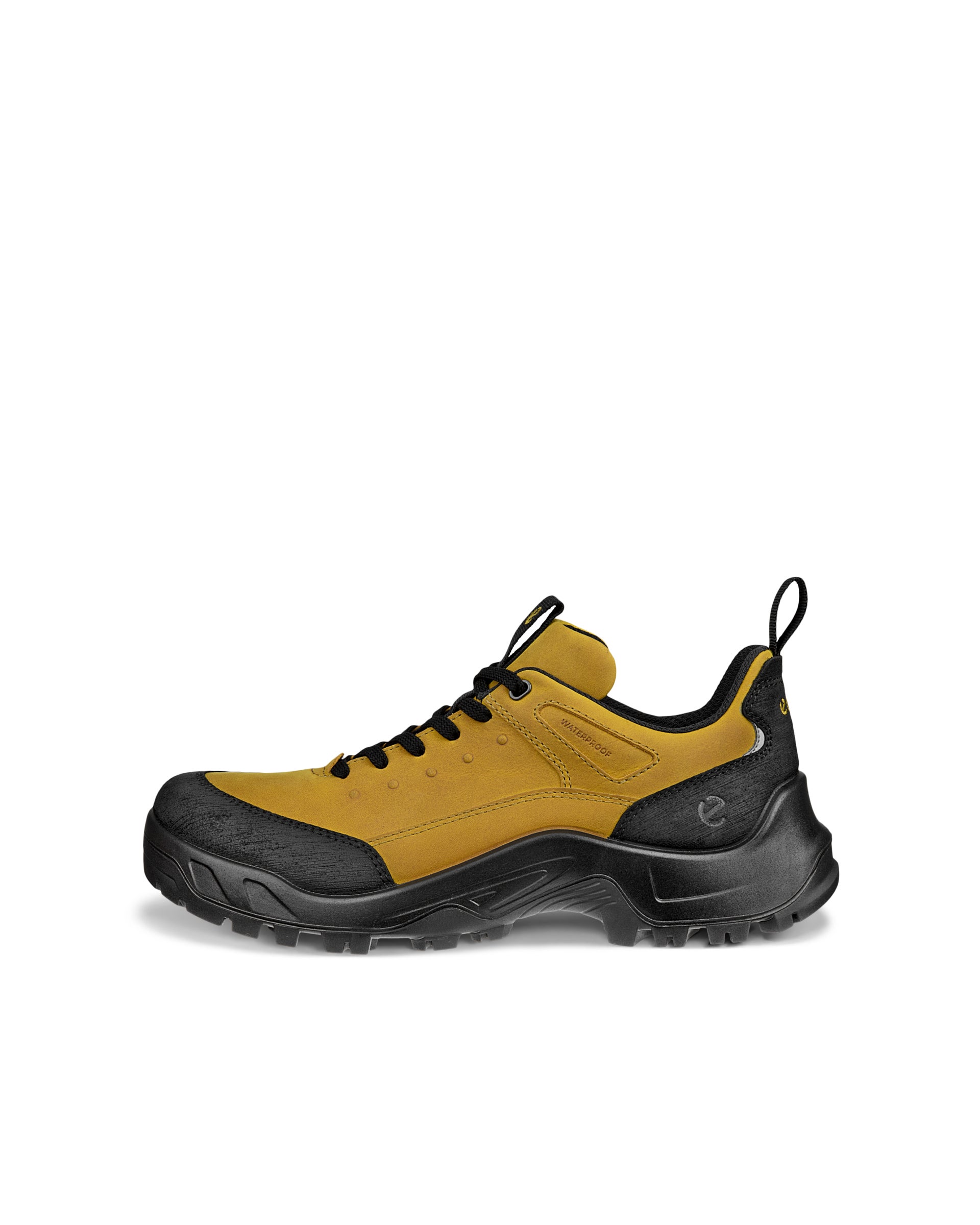 ECCO Offroad メンズ ヌバックウォータープルーフハイキングスニーカー - イエロー - Outside
