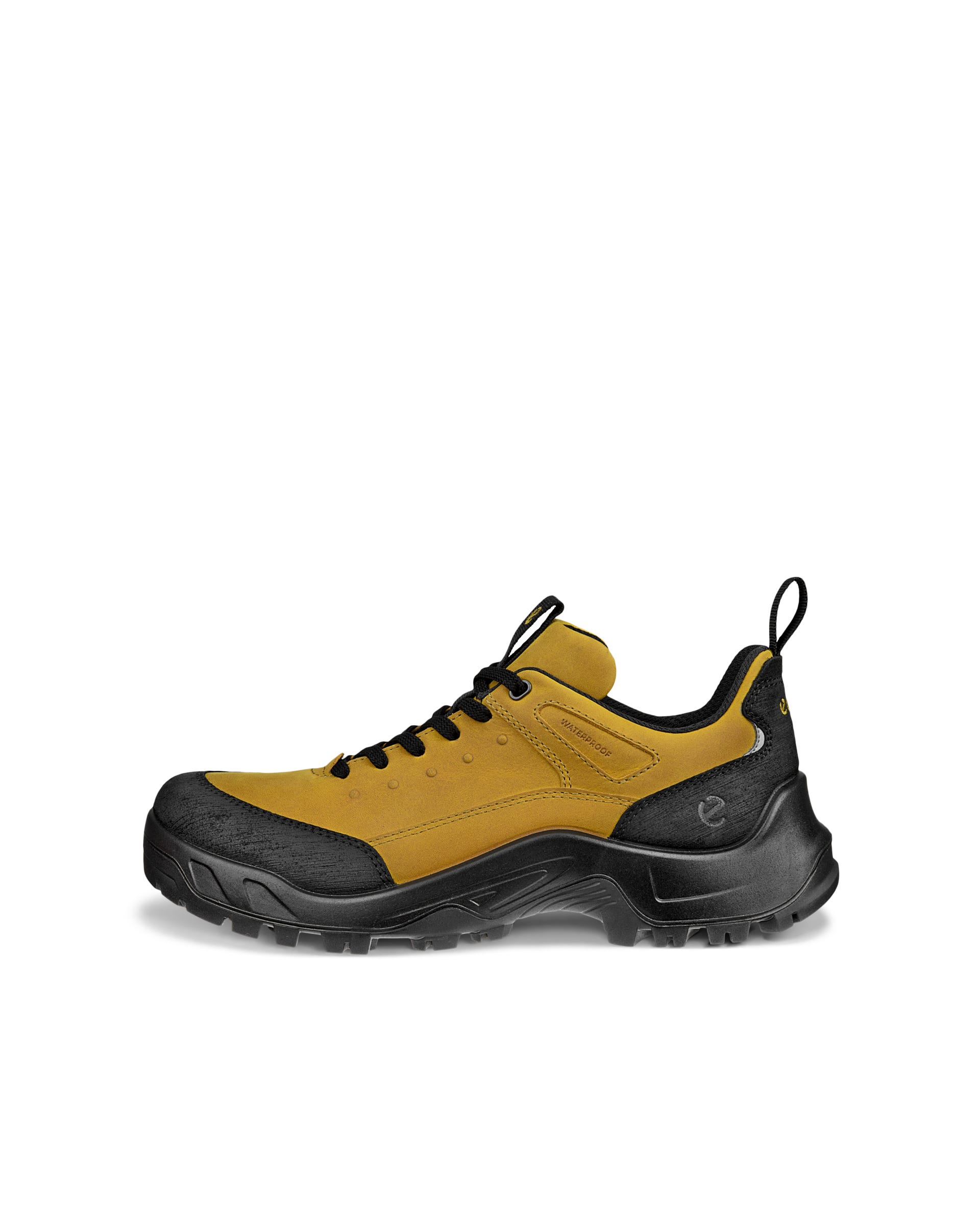 Men's ECCO® Offroad Nubuck Waterproof Outdoor Sneaker - Yellow - Outside