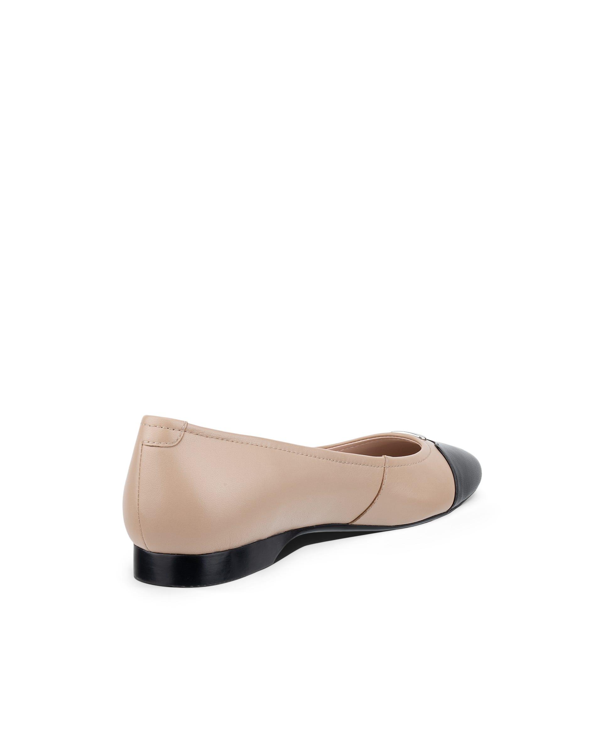 ECCO® ELEVATE 15 ballerines en cuir pour femme - Beige - Outside