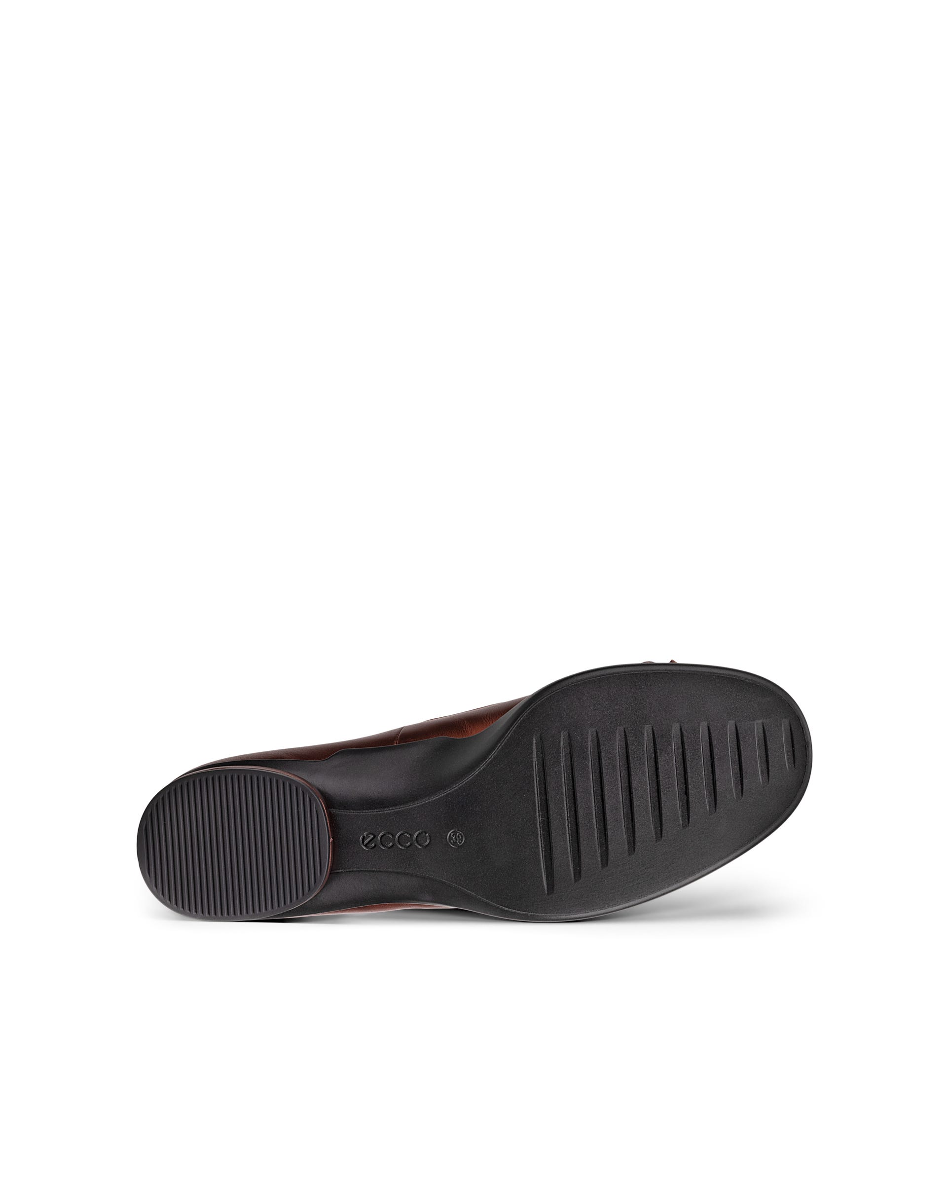 Women's ECCO® Sculpted LX Leather Ballerina - Bronze - Sole