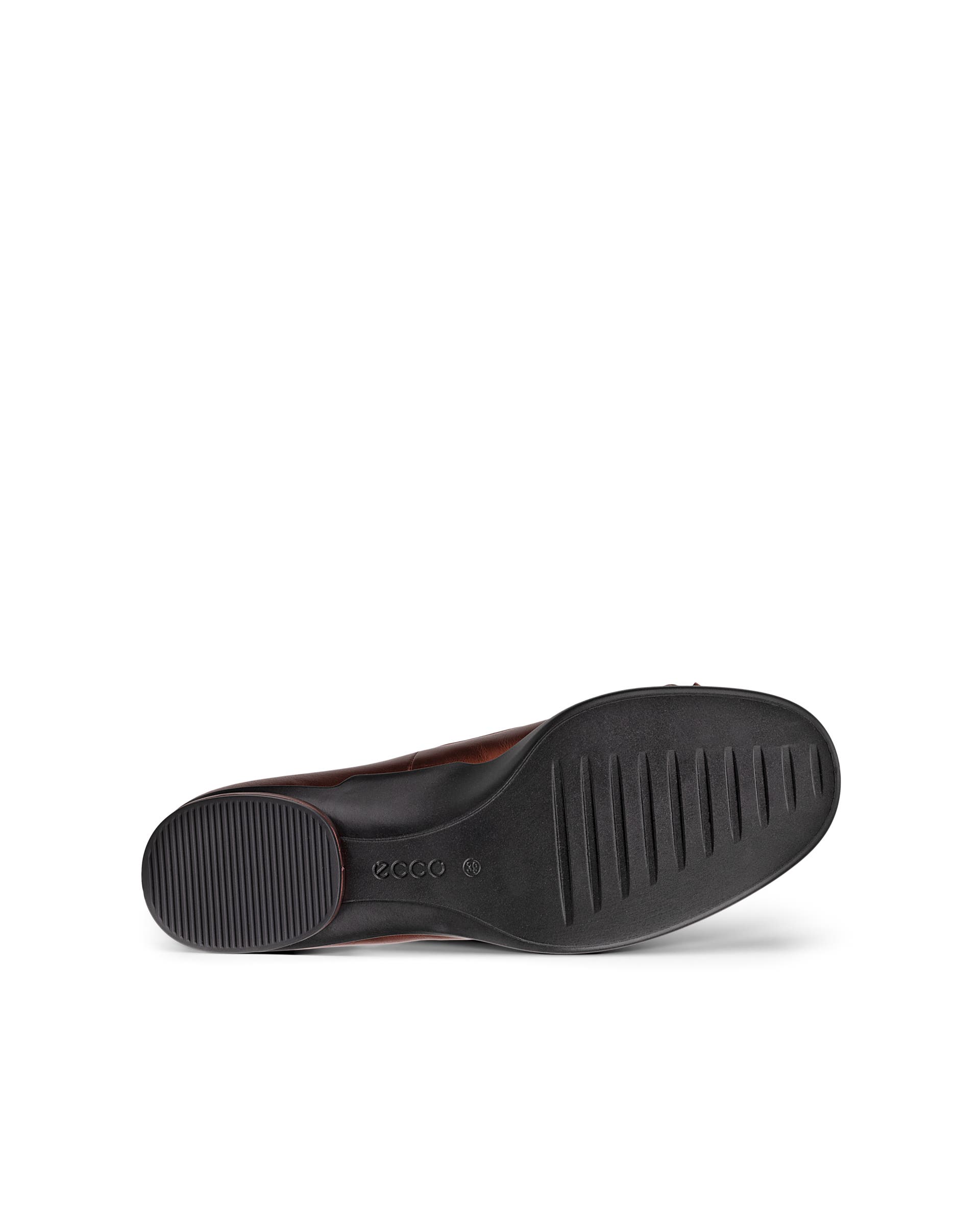 Women's ECCO® Sculpted LX Leather Ballerina - Bronze - Sole