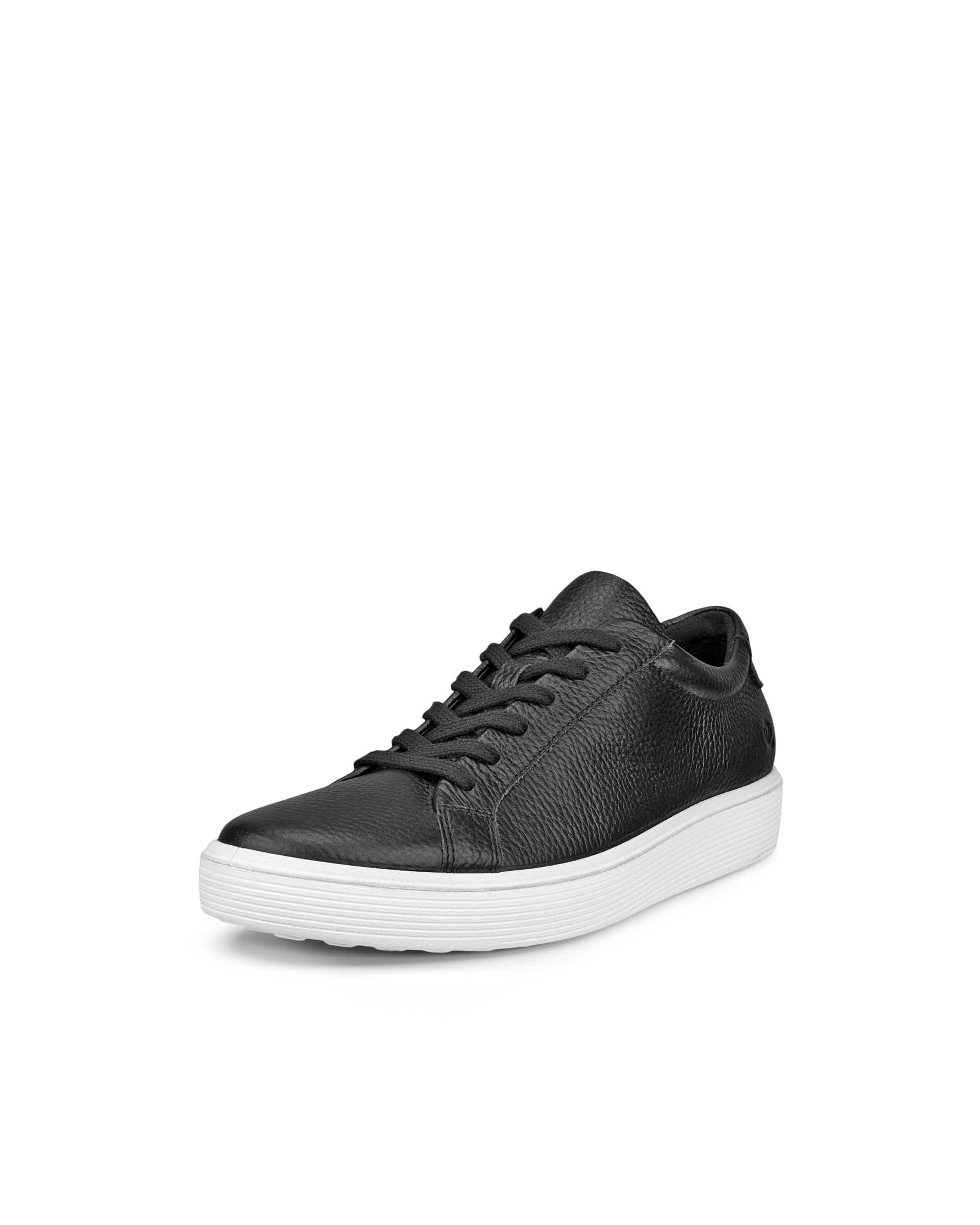Women's ECCO® Soft 60 Leather Sneaker - Black - Main