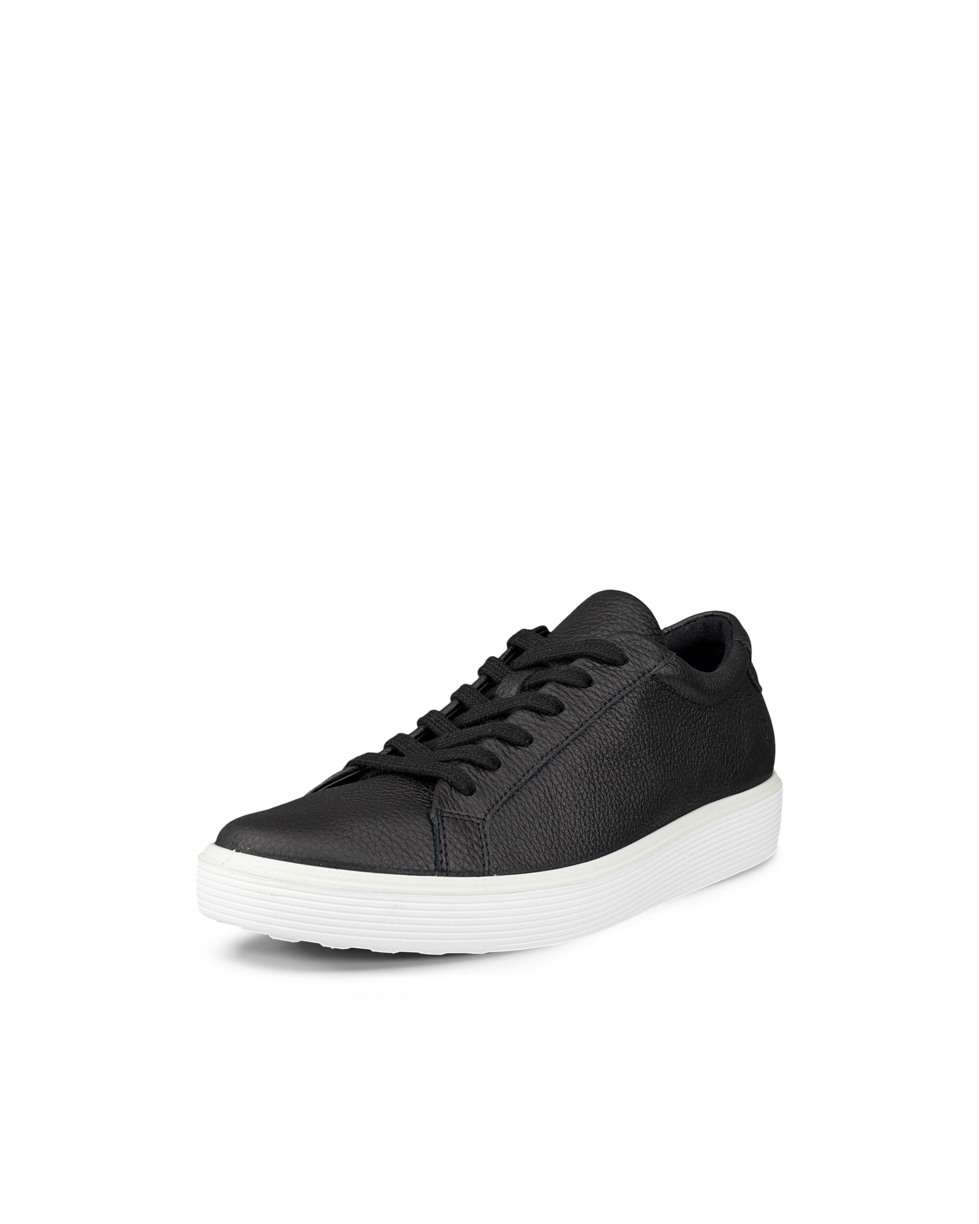 ECCO SOFT 60 WOMENS SNEAKER ウィメンズ レザースニーカー - ブラック - Main