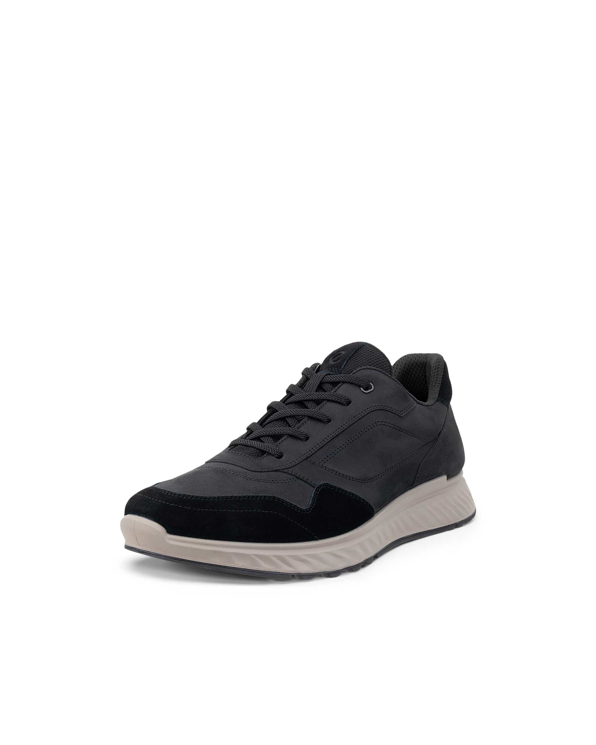 ECCO® EXOSTRIDE Herren Sneaker aus Nubukleder - Schwarz - Main