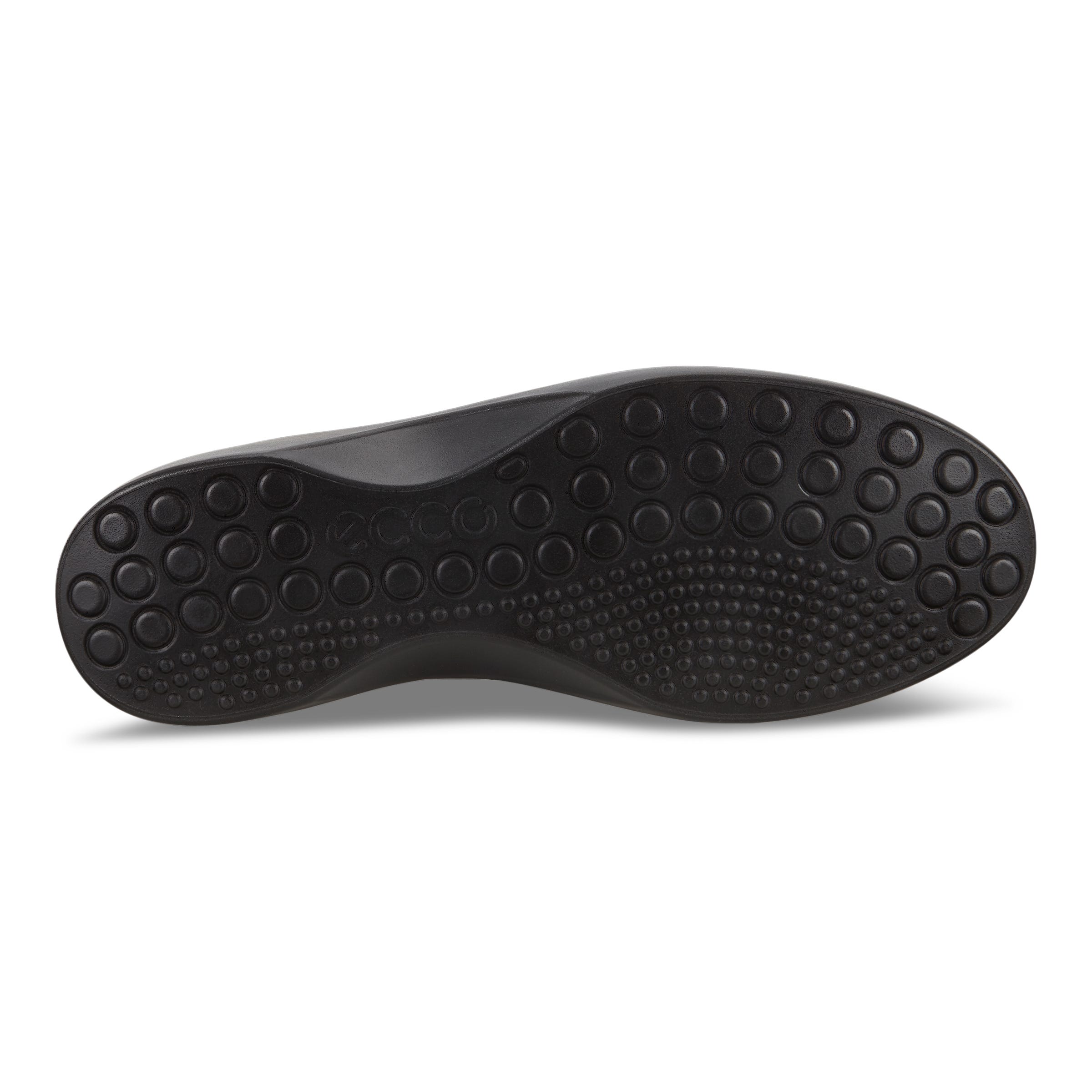 ECCO Soft 7 Wedge ウィメンズ レザーGore-Texウェッジソールスリッポン - ブラック - Sole