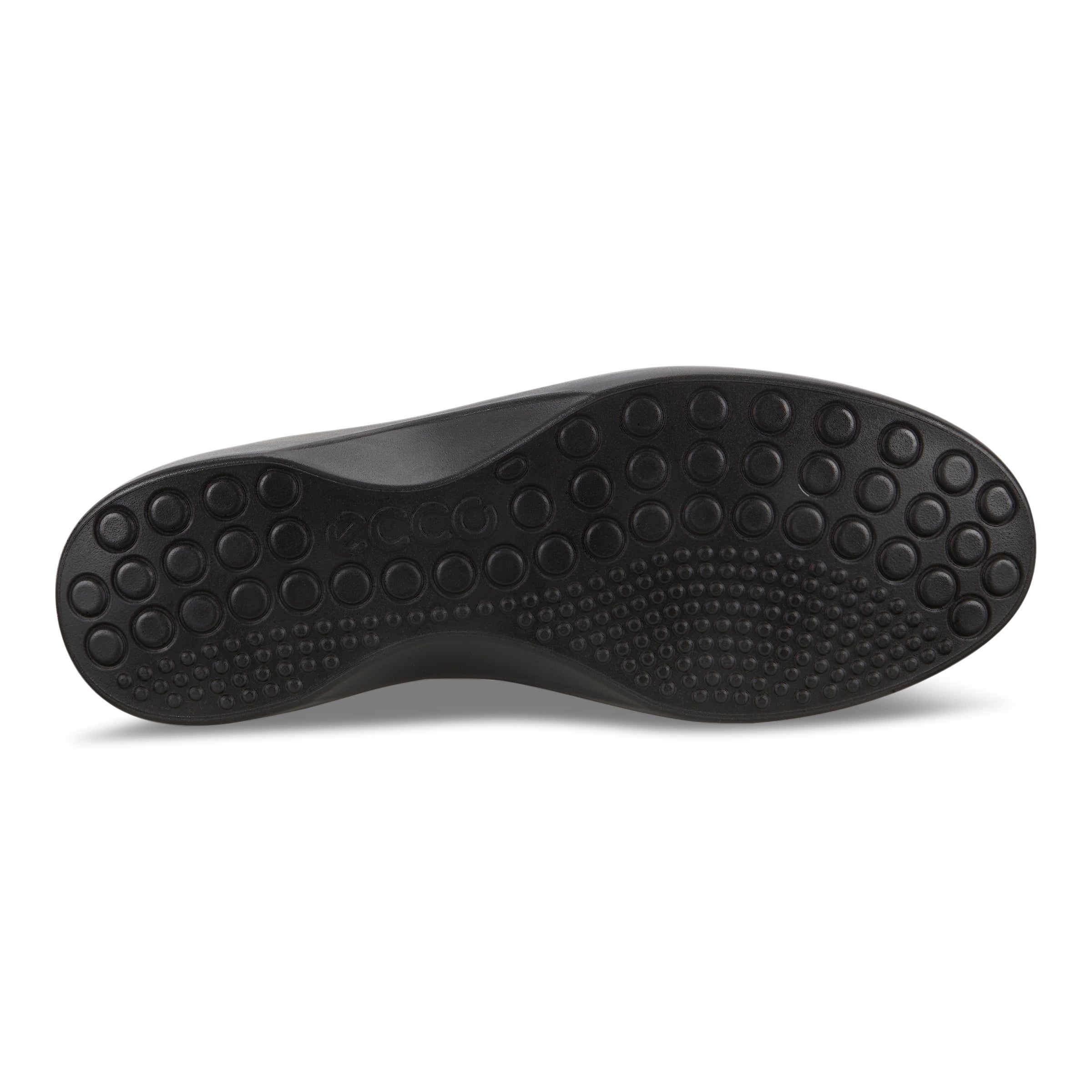 ECCO Soft 7 Wedge ウィメンズ レザーGore-Texウェッジソールスリッポン - ブラック - Sole