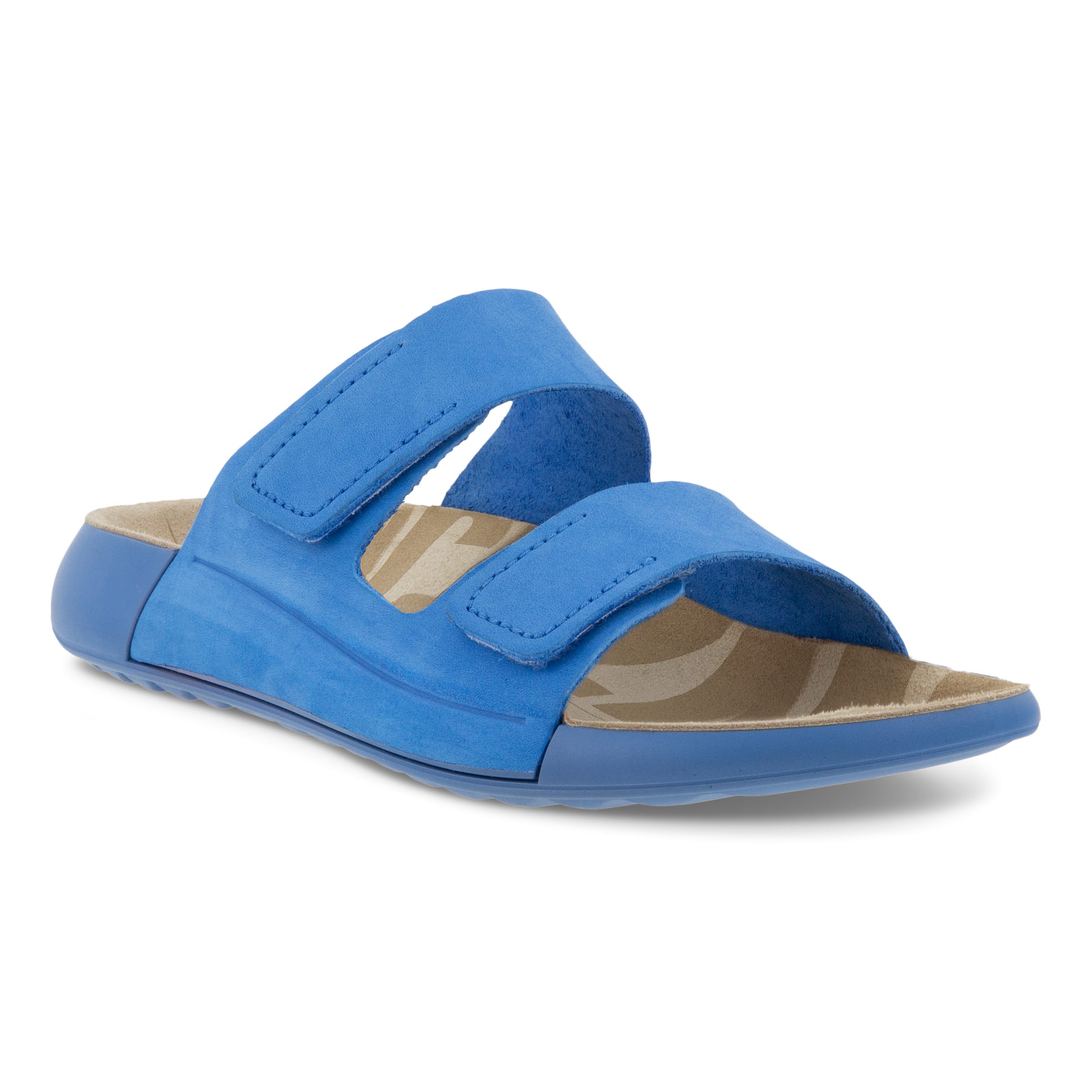 ECCO Cozmo Women's 2-strap Slide Sandal - Blue - Main