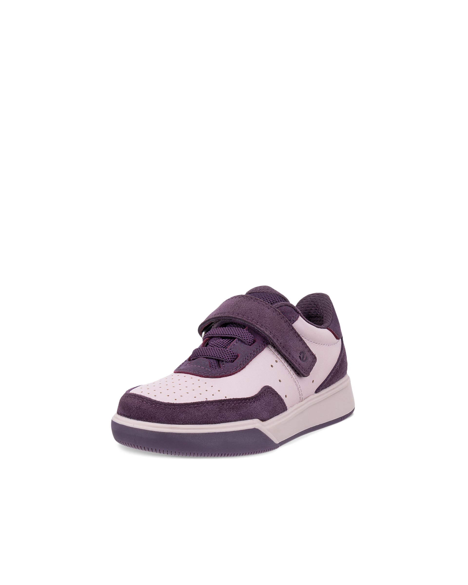 ECCO® STREET COURT K gyerek bőr sneaker - Lila - Outside