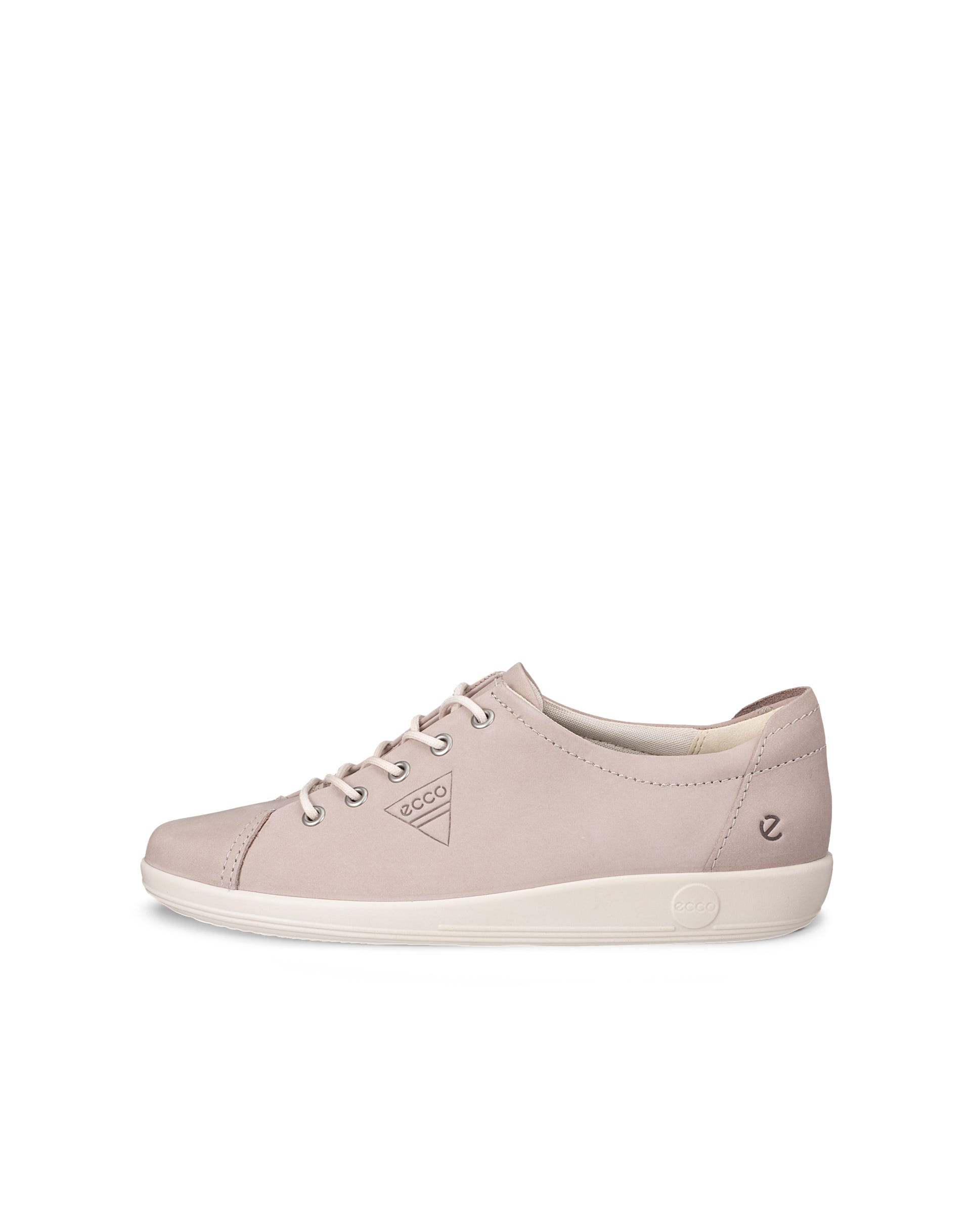 ECCO® SOFT 2.0 női fűzős bőrcipő - Szürke - Outside
