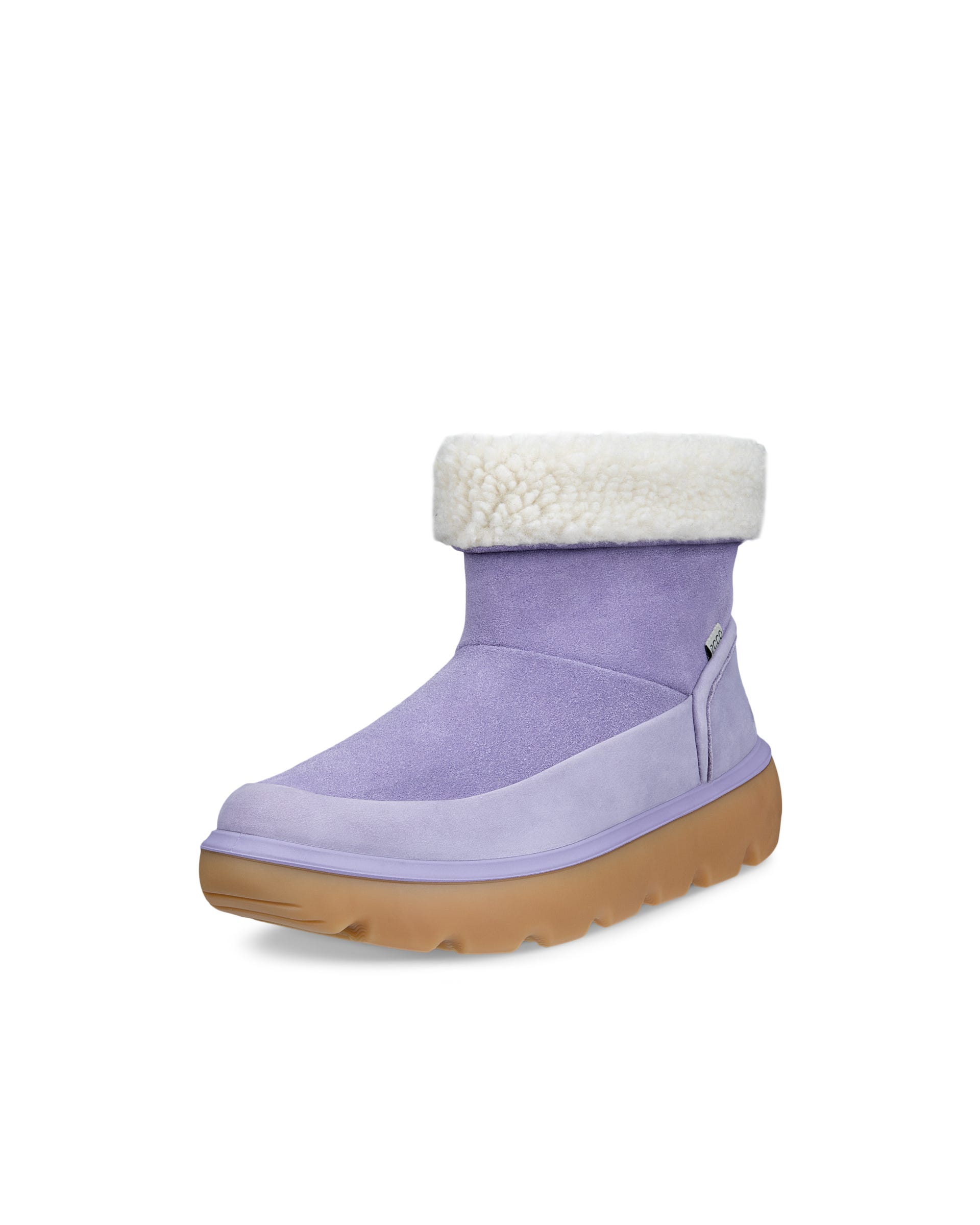 ECCO GLACIA ウィメンズ レザーブーツ - パープル - Outside