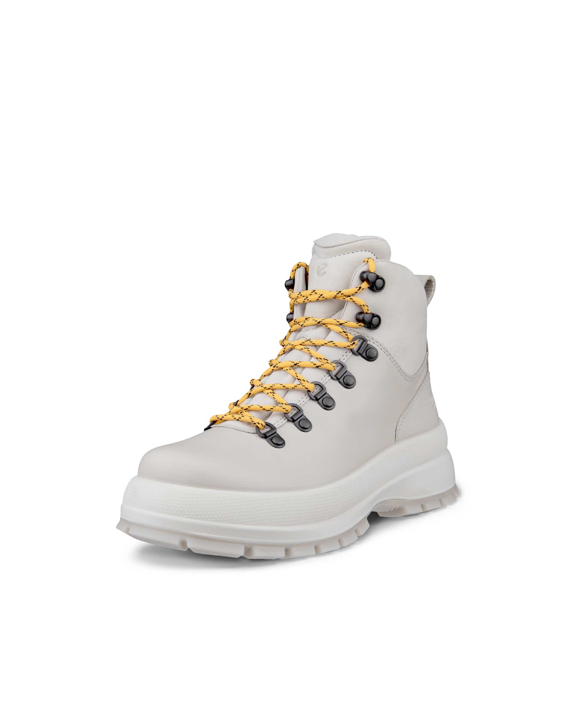 Women's ECCO® Track 30 Leather Waterproof Lace-Up Boot - Grey - Main