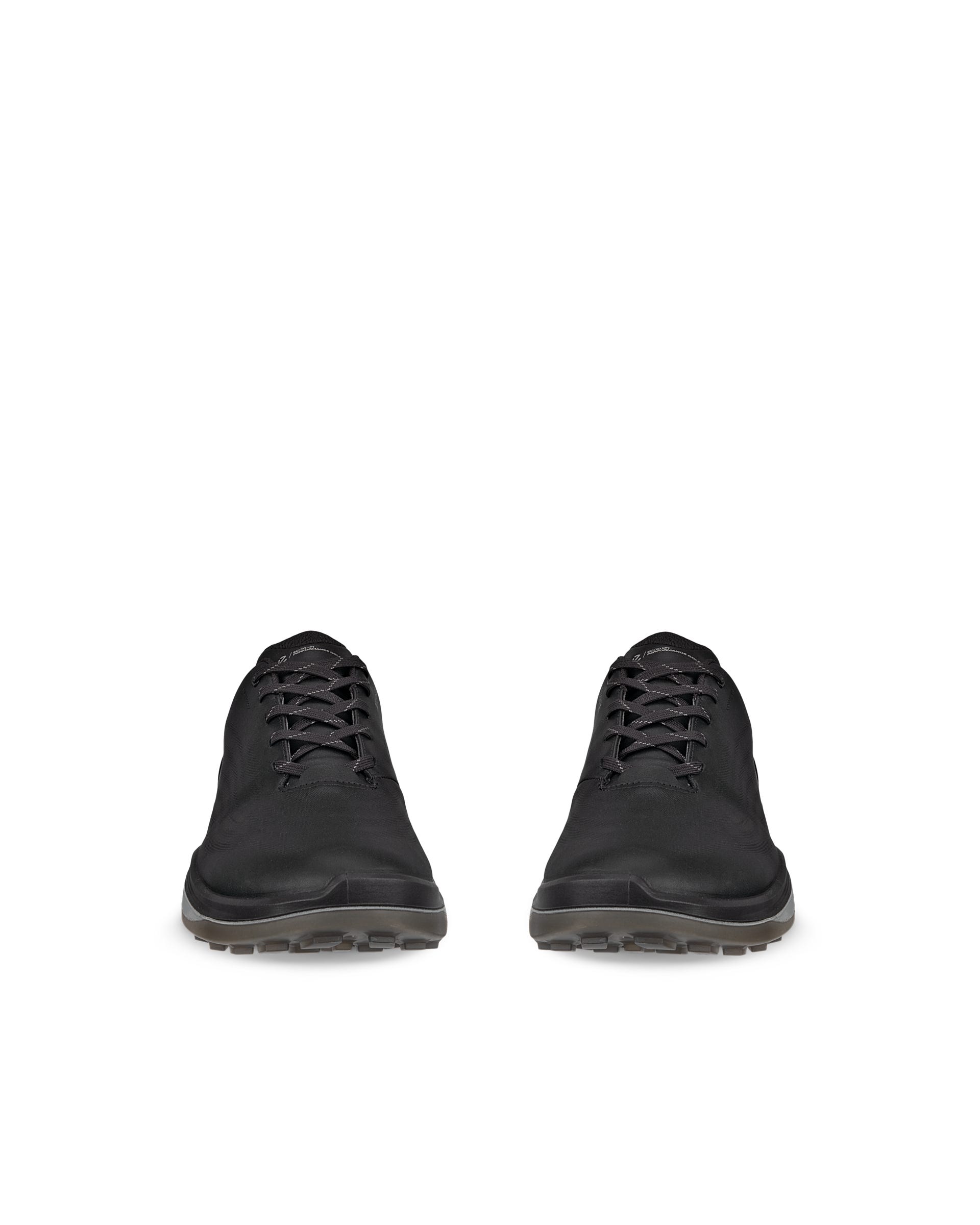 【エコー:サイズ42】ecco LT1 BLK Men's ECCO® Golf LT1 Leather Waterproof Golf Shoe | Black