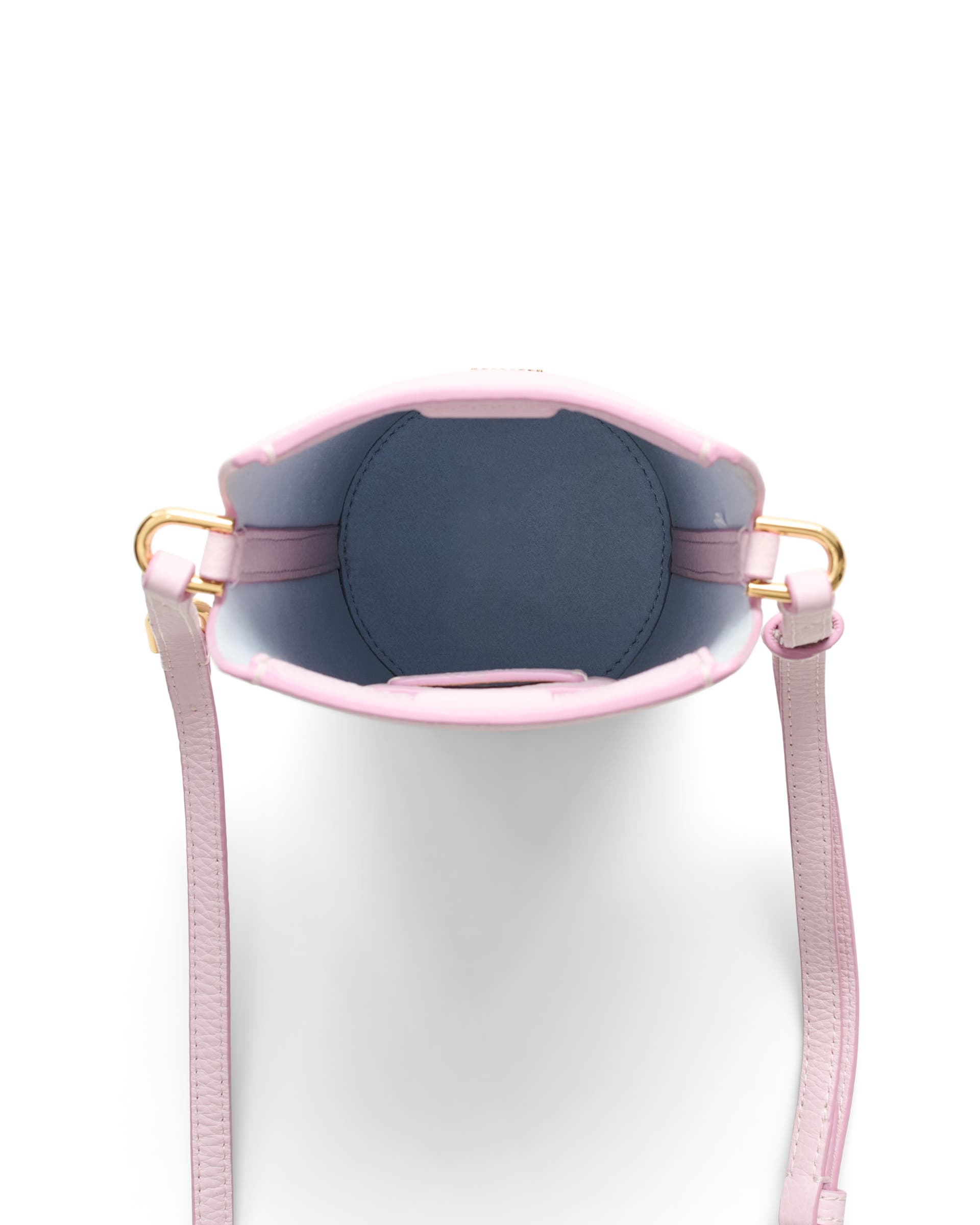 ECCO® Pebbled Pot Leather Crossbody Bag - Pink - Birdeye
