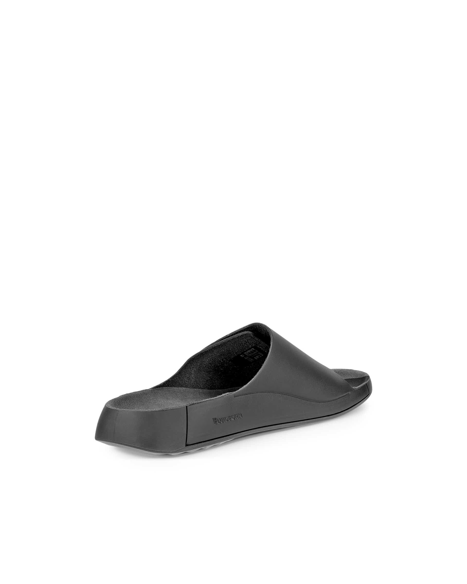 ECCO® Cozmo sandale en cuir pour homme - Noir - Back
