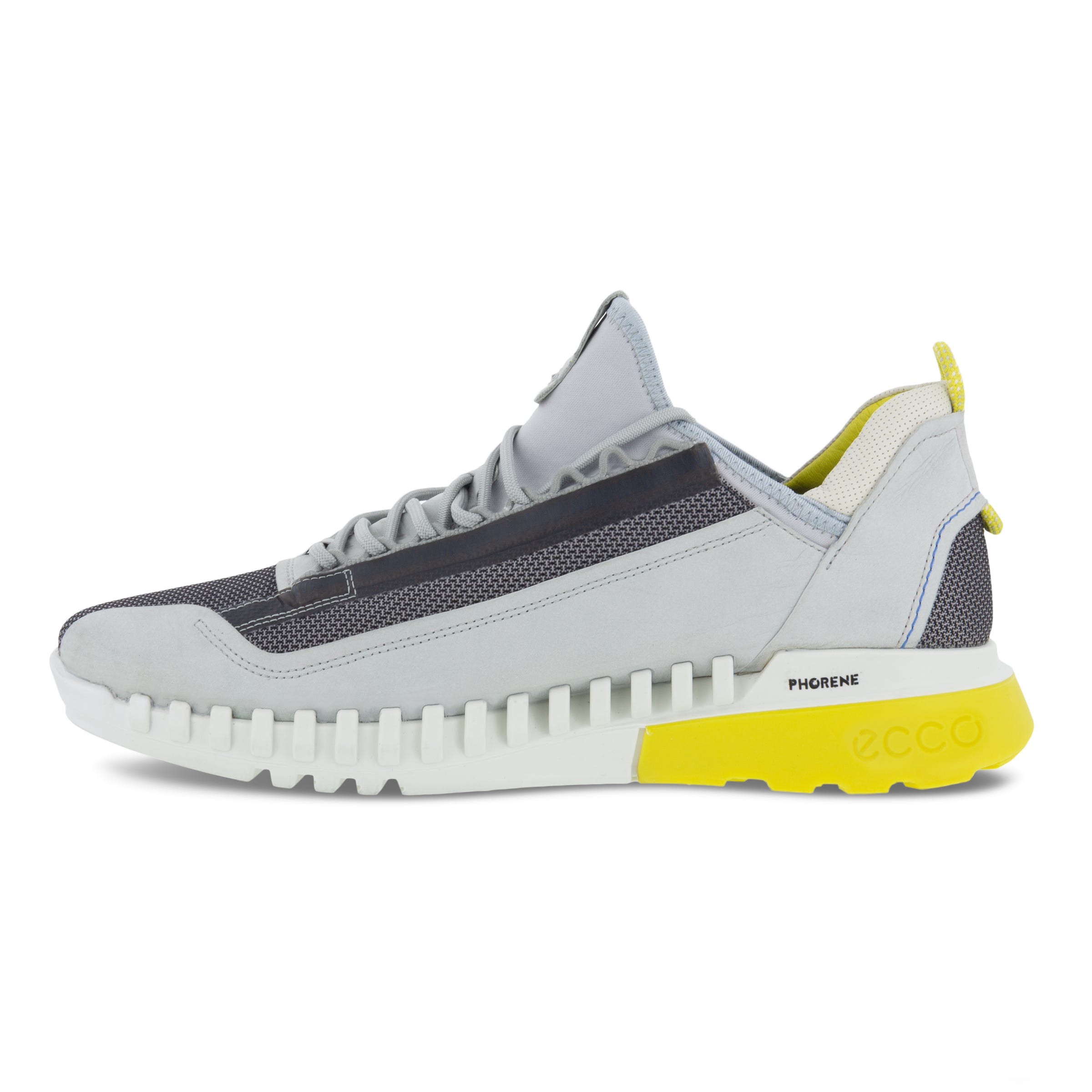 ECCO Men Zipflex Sneaker - Grey - Outside