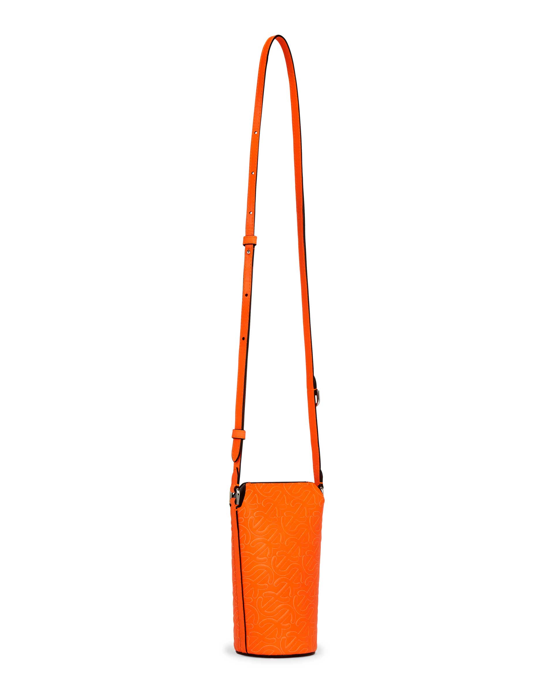 ECCO® Pot Wave Leather Crossbody Bag - Orange - Main