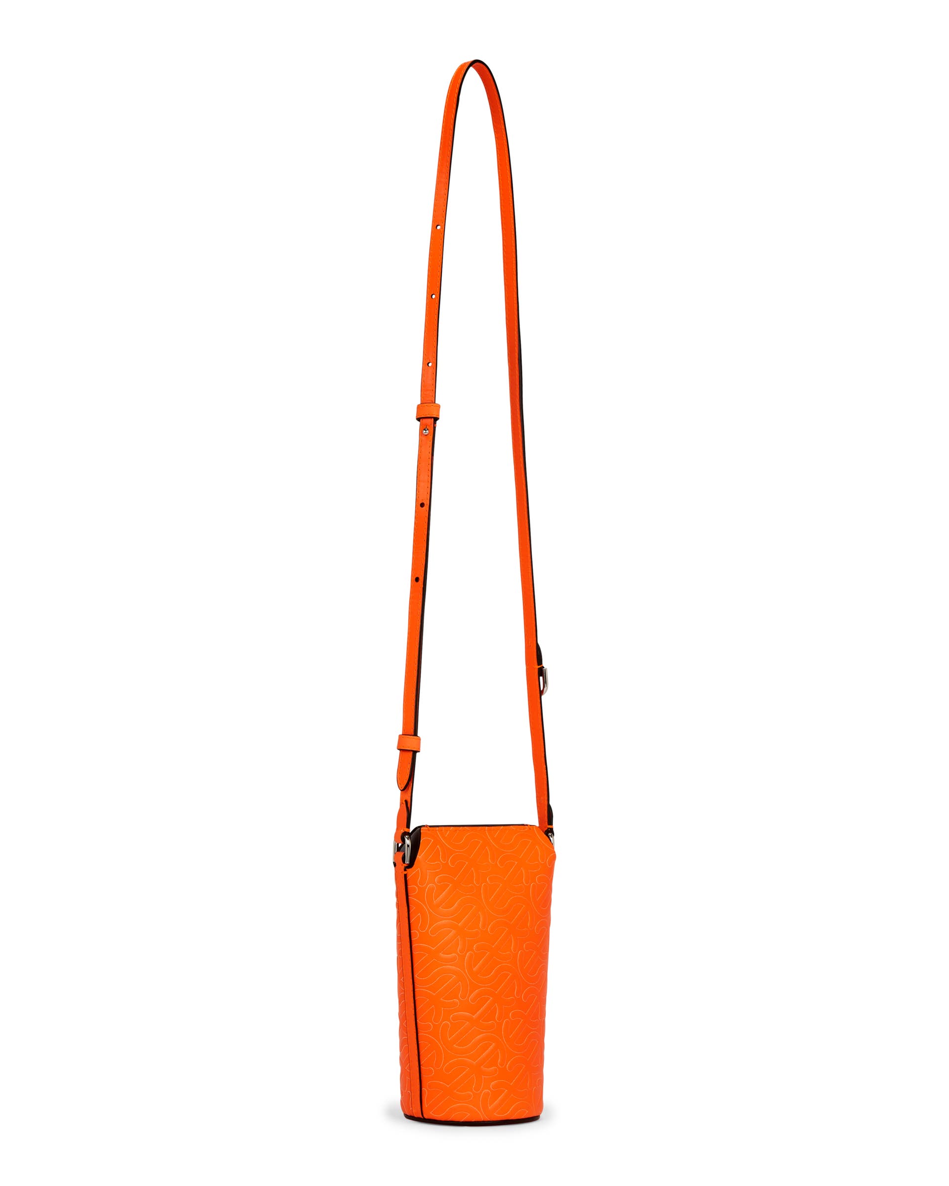 ECCO® Pot Wave Leather Crossbody Bag - Orange - Main