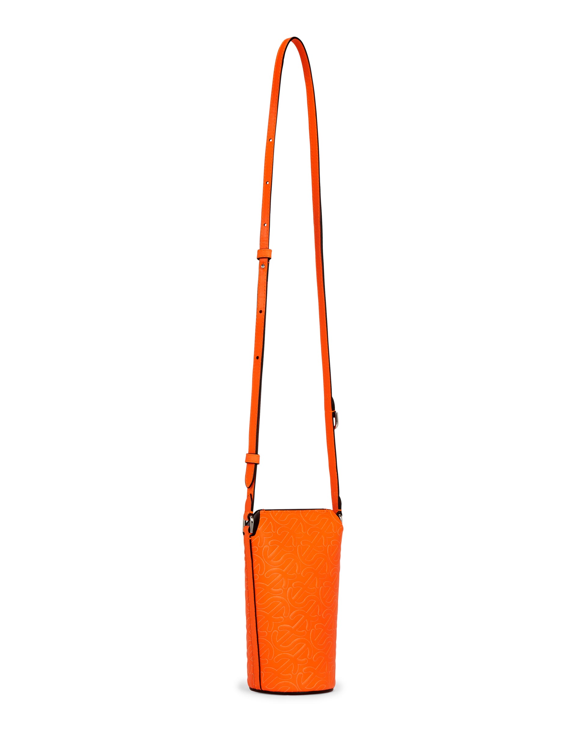 ECCO® Pot Wave Leather Crossbody Bag - Orange - Main