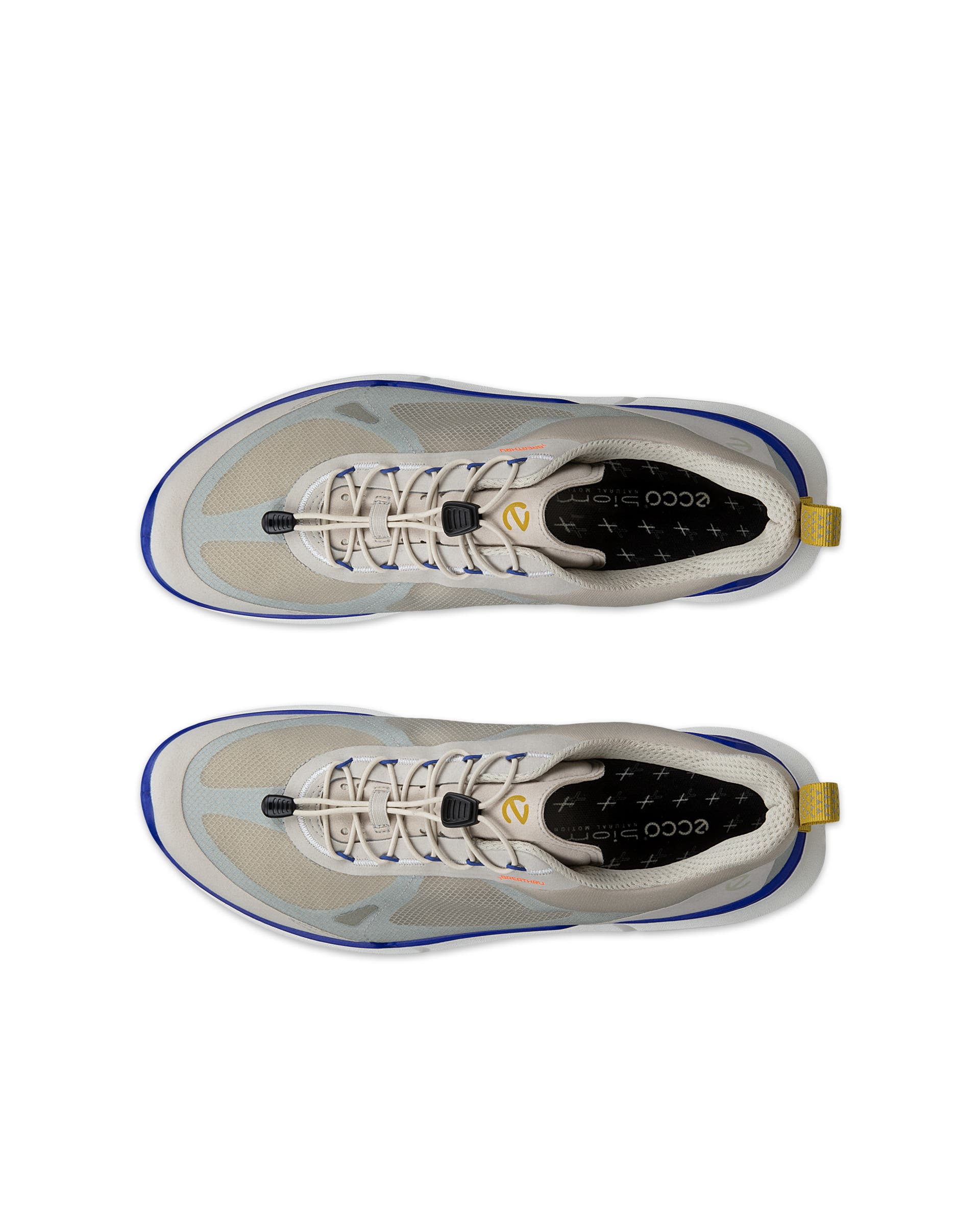 ECCO BIOM 2.2 メンズ テキスタイルスニーカー - グレー - Top left pair
