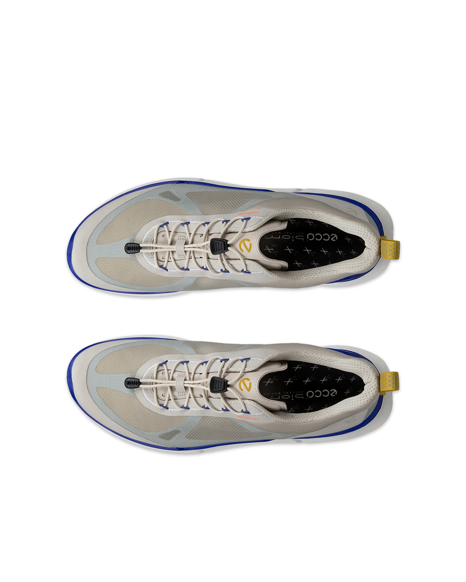 Zapatillas de tela ECCO® BIOM 2.2 para hombre - Gris - Top left pair