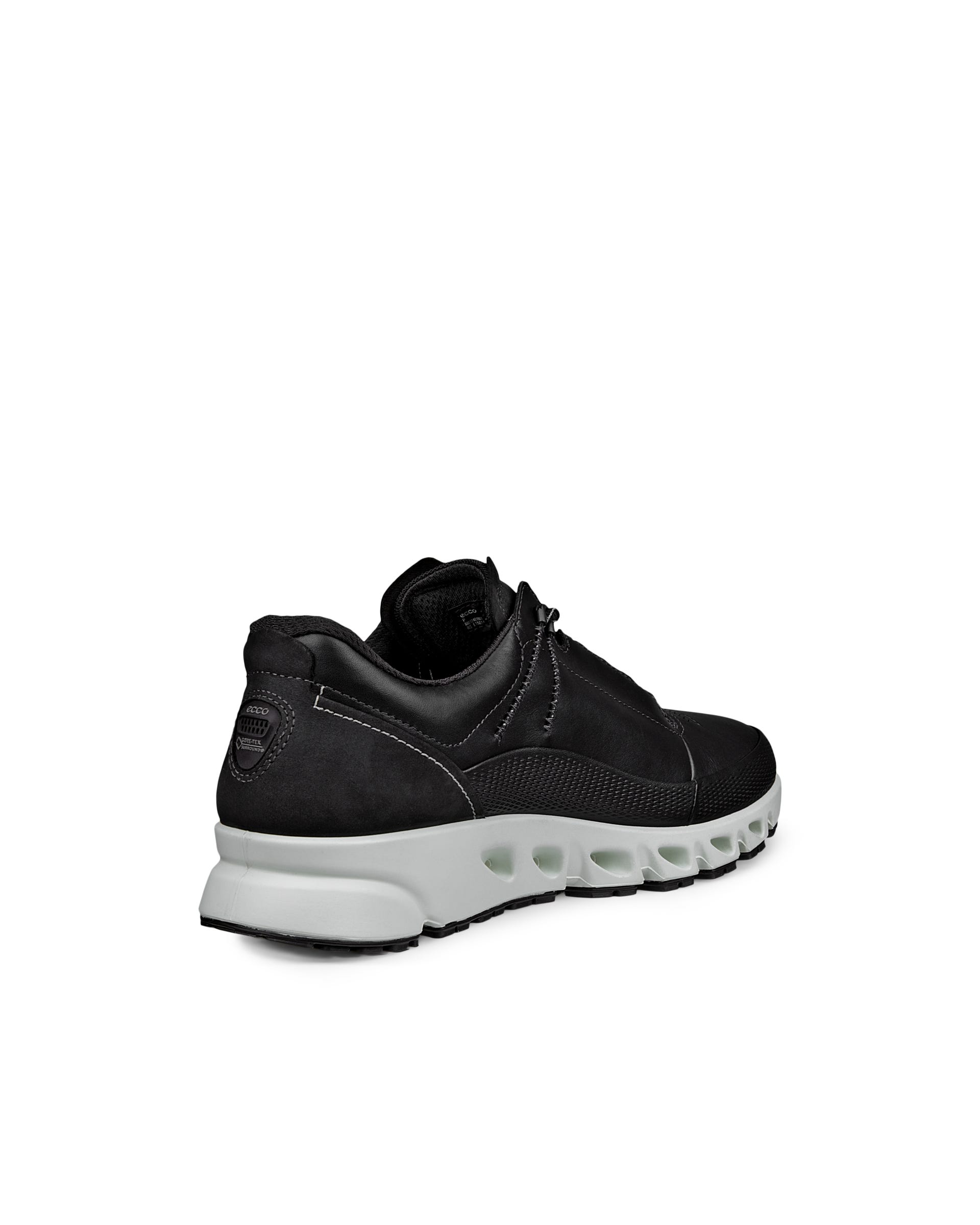 ECCO® Multi-Vent Herren Lederschuh mit Gore-Tex - Schwarz - Back