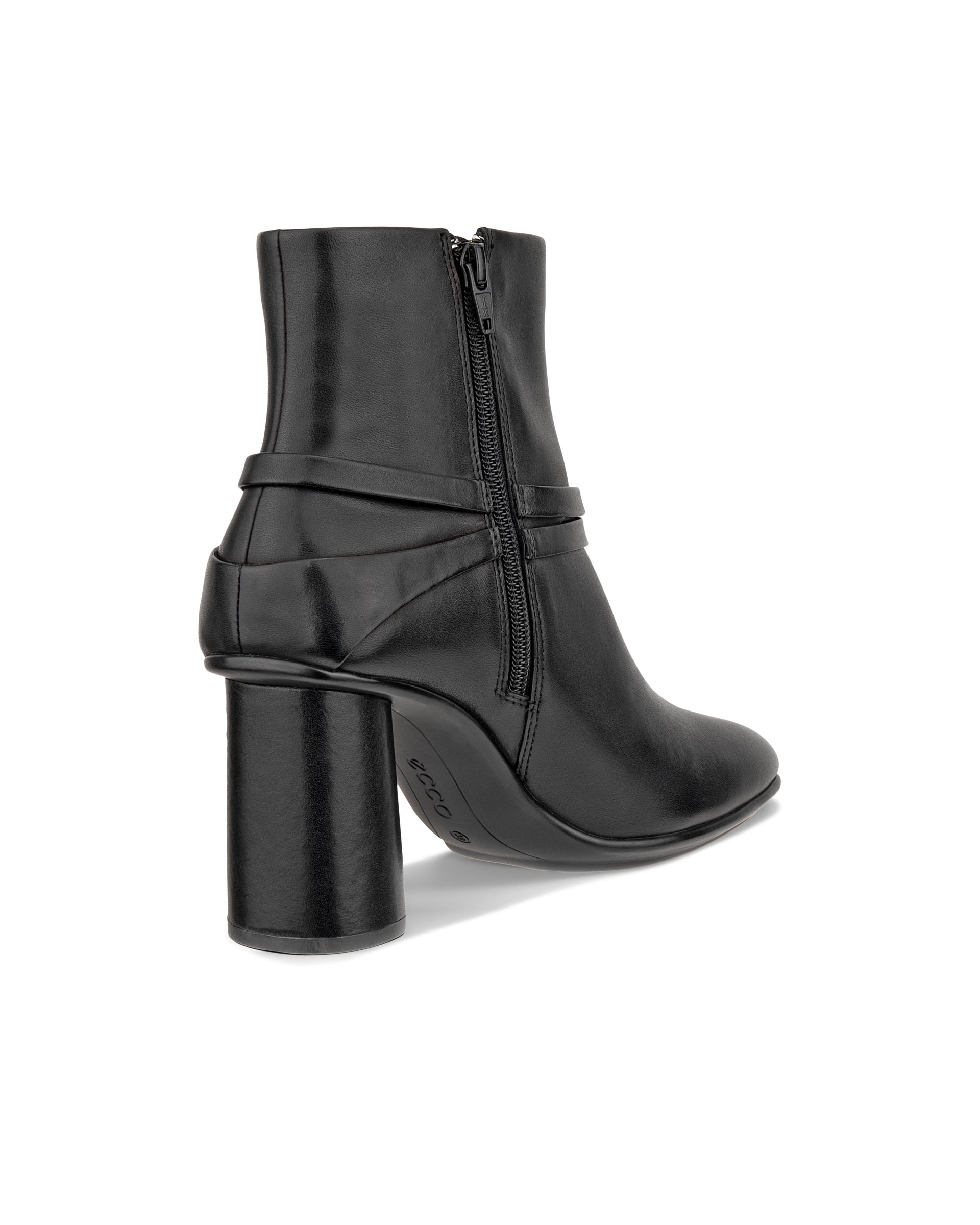 Dámská kožená kotníčková obuv ECCO® SCULPTED ALBA 65 - Černá - Back