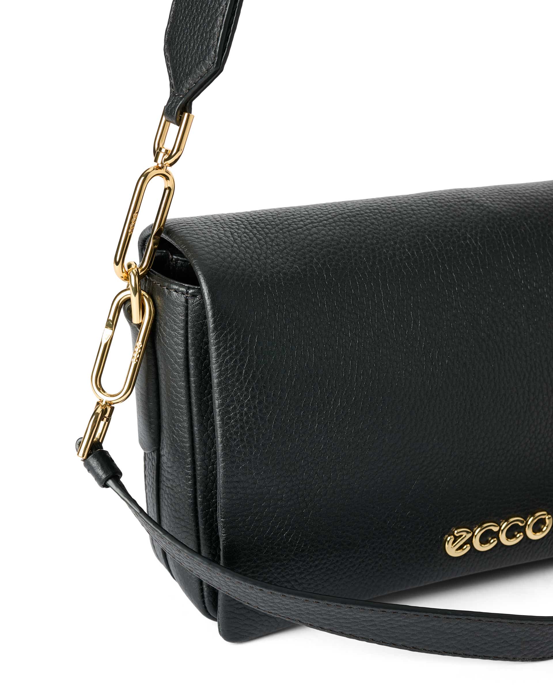 ECCO® Pinch vállpántos bőrtáska - Fekete - Detail-1