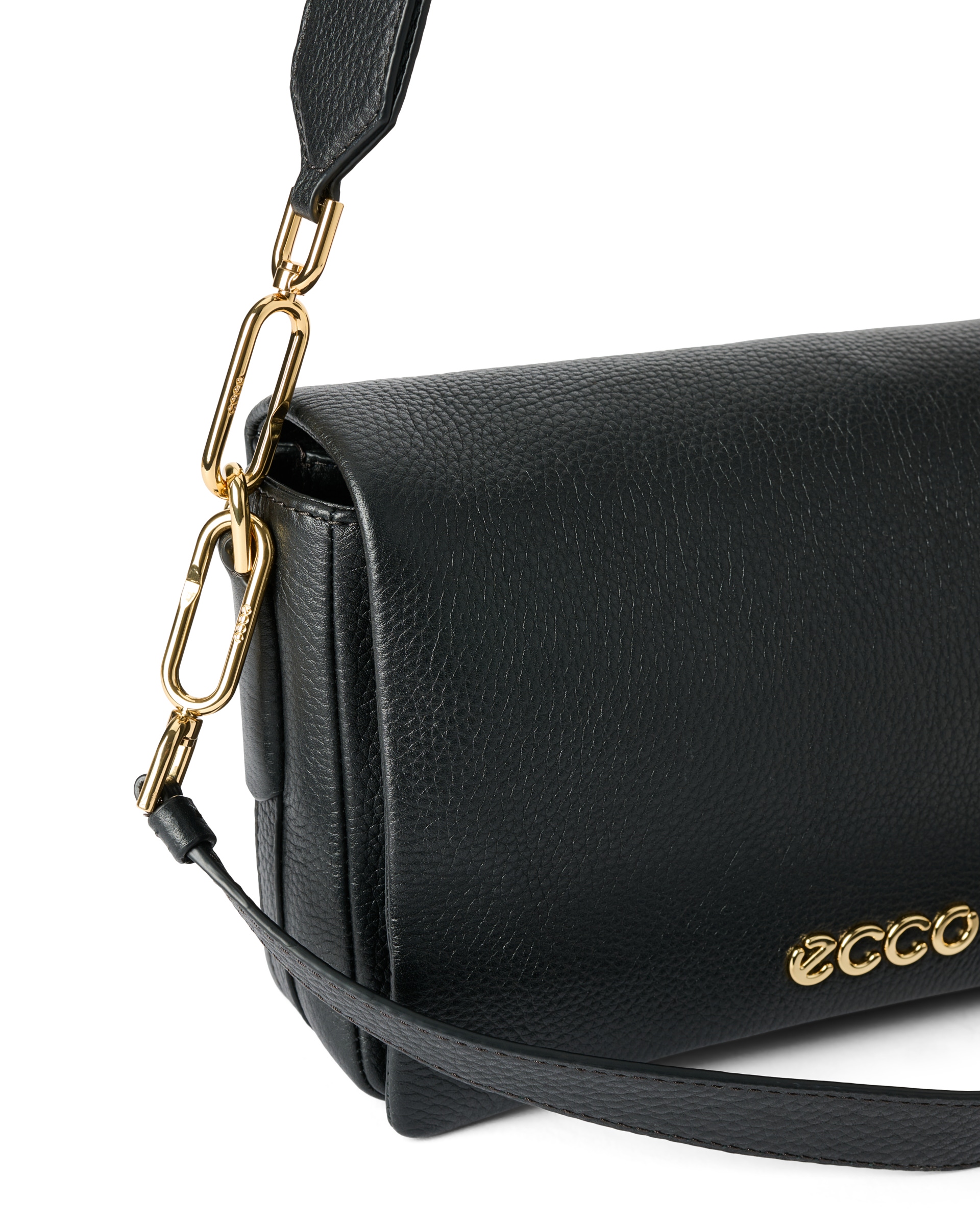 ECCO® Pinch vállpántos bőrtáska - Fekete - Detail-1