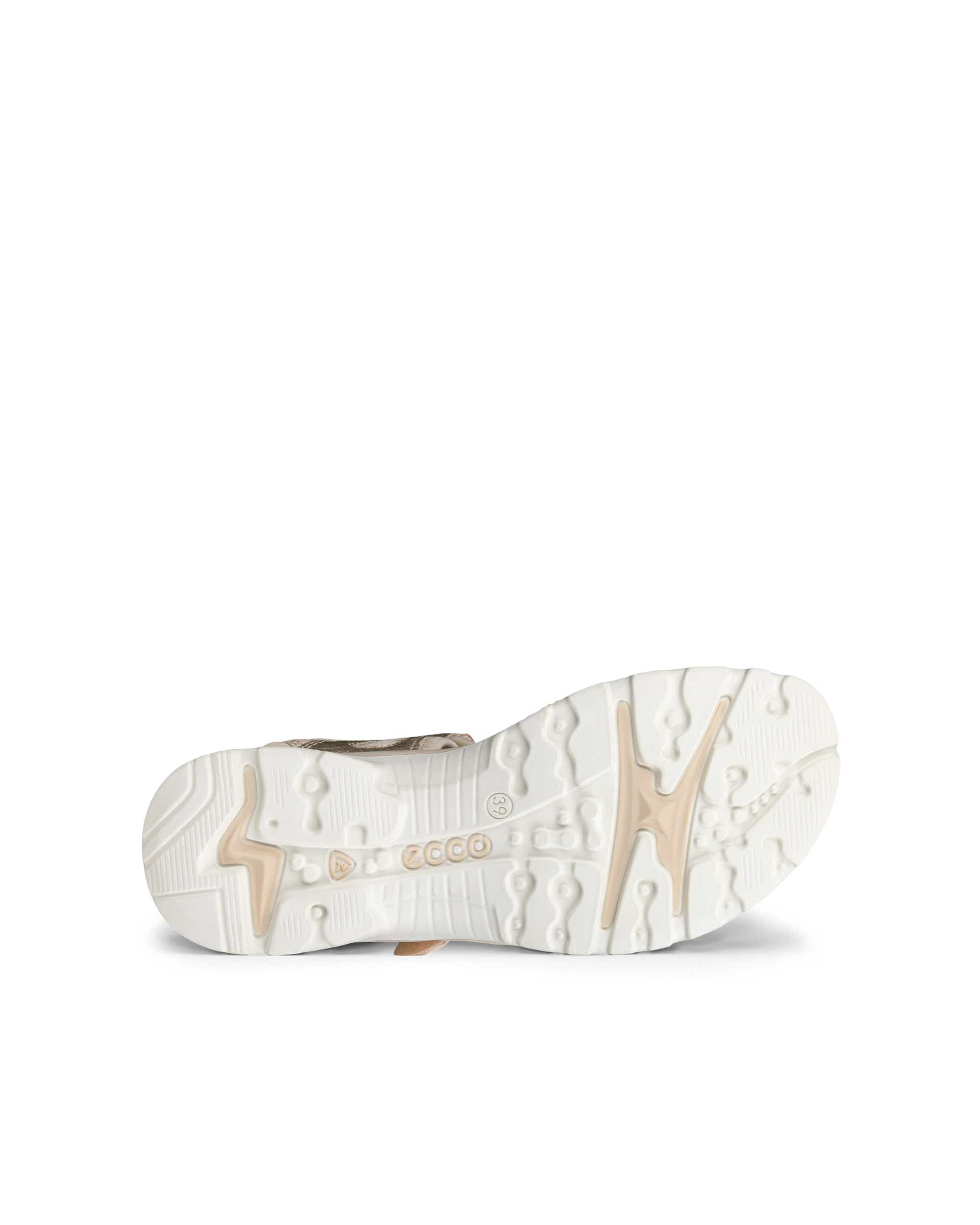 Women's ECCO® Offroad Leather Outdoor Sandal - Beige - Sole