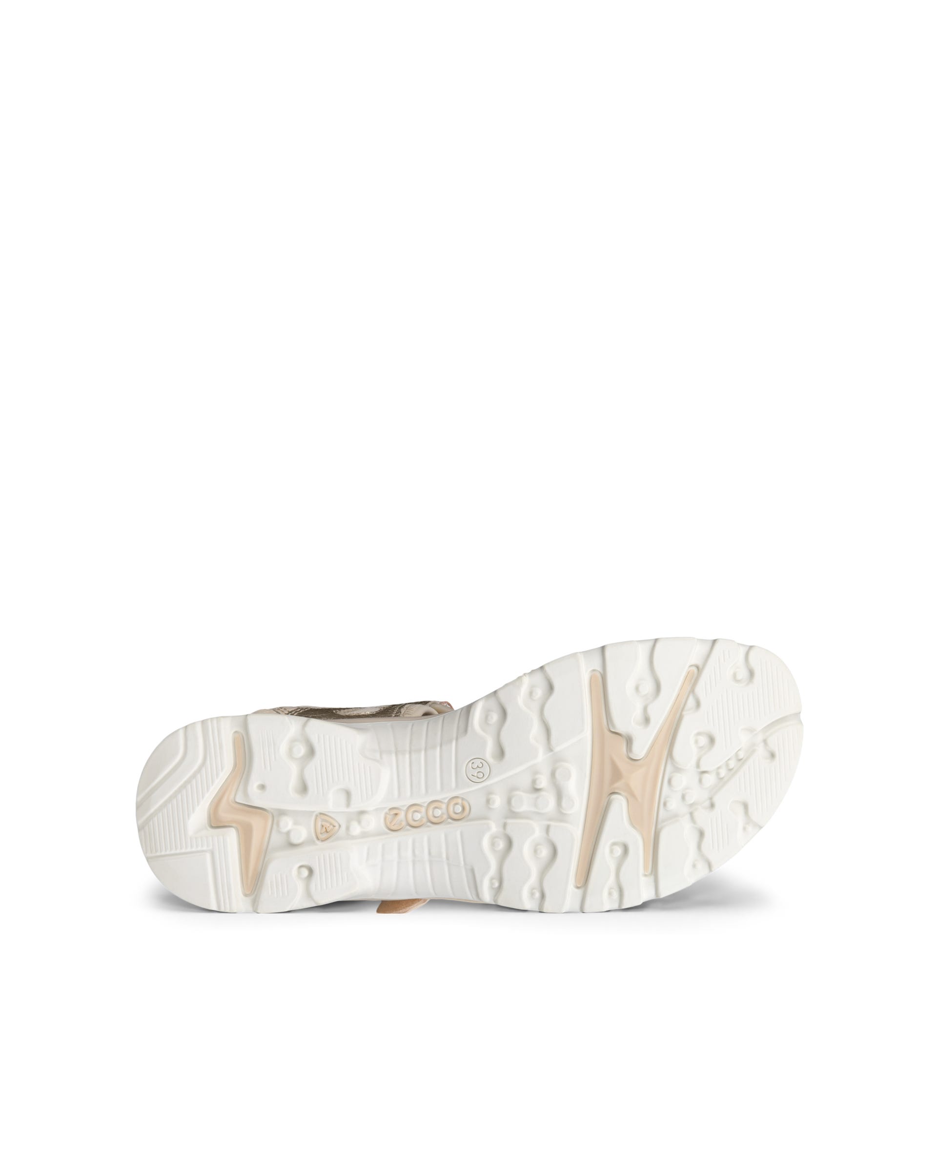 Women's ECCO® Offroad Leather Outdoor Sandal - Beige - Sole