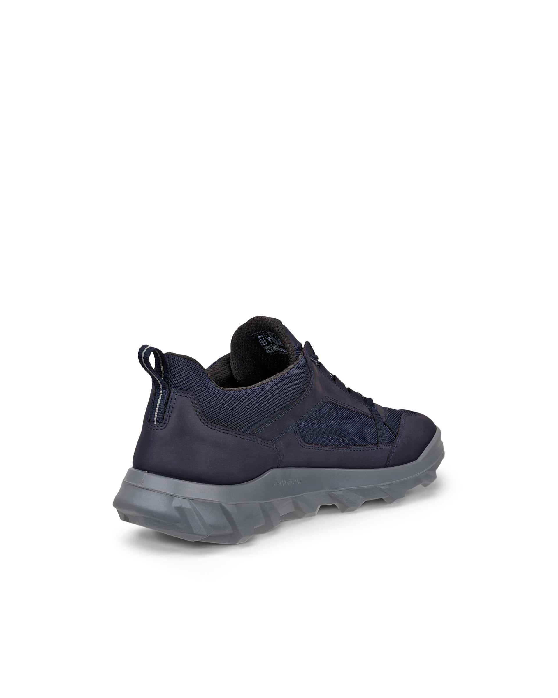 Men's ECCO® MX Low Nubuck Waterproof Sneaker - Blue - Back