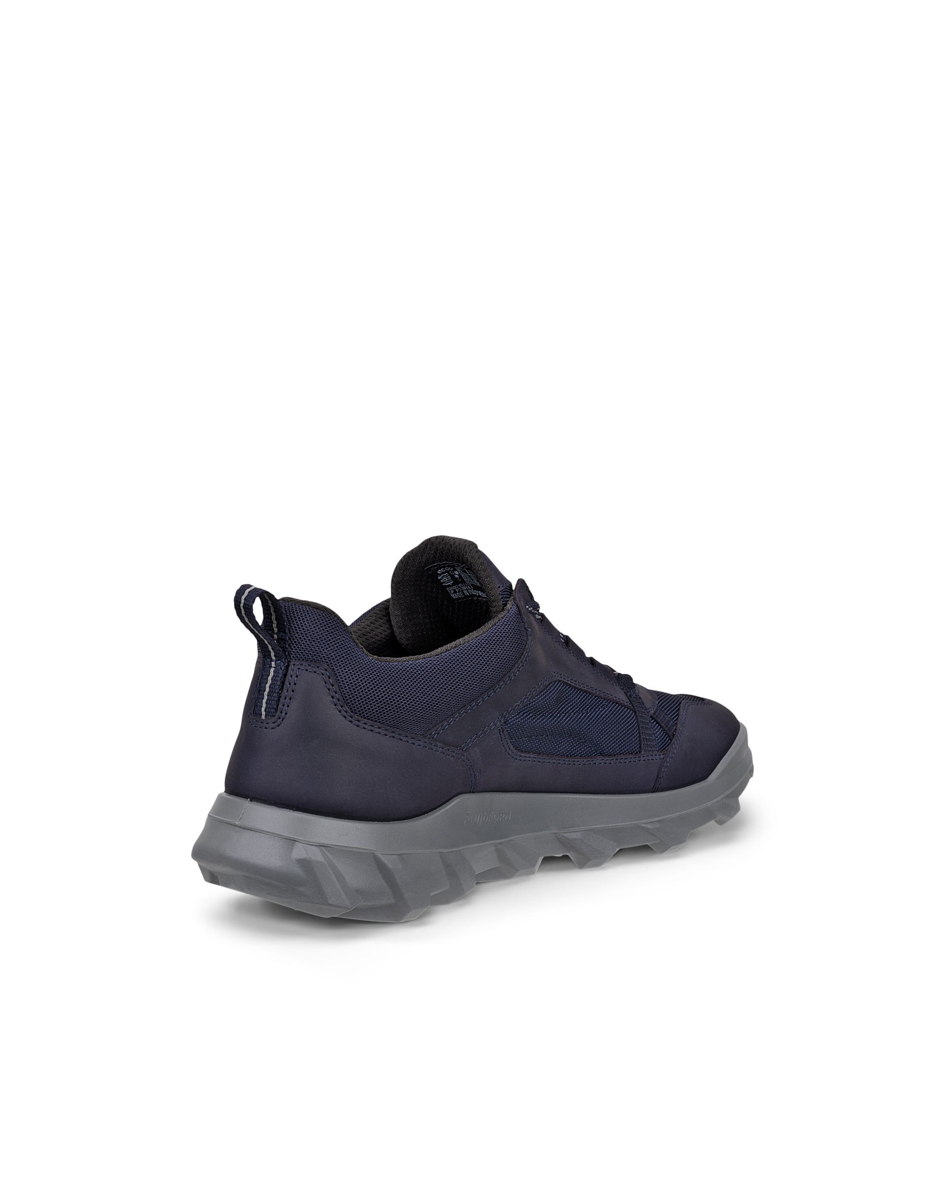 Men's ECCO® MX Low Nubuck Waterproof Sneaker - Blue - Back