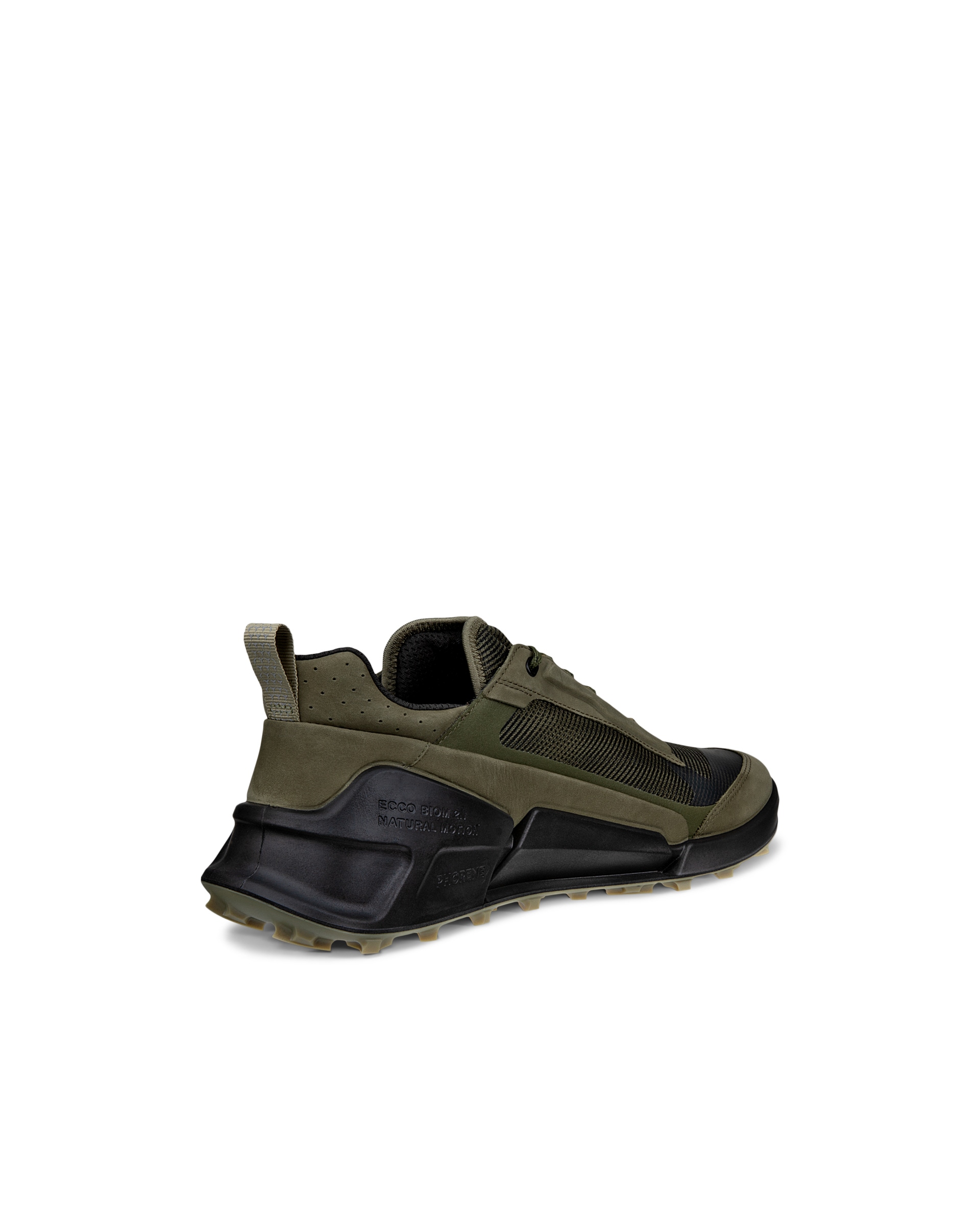 ECCO® Biom 2.1 X Mountain baskets en nubuck imperméable pour homme - Vert - Back