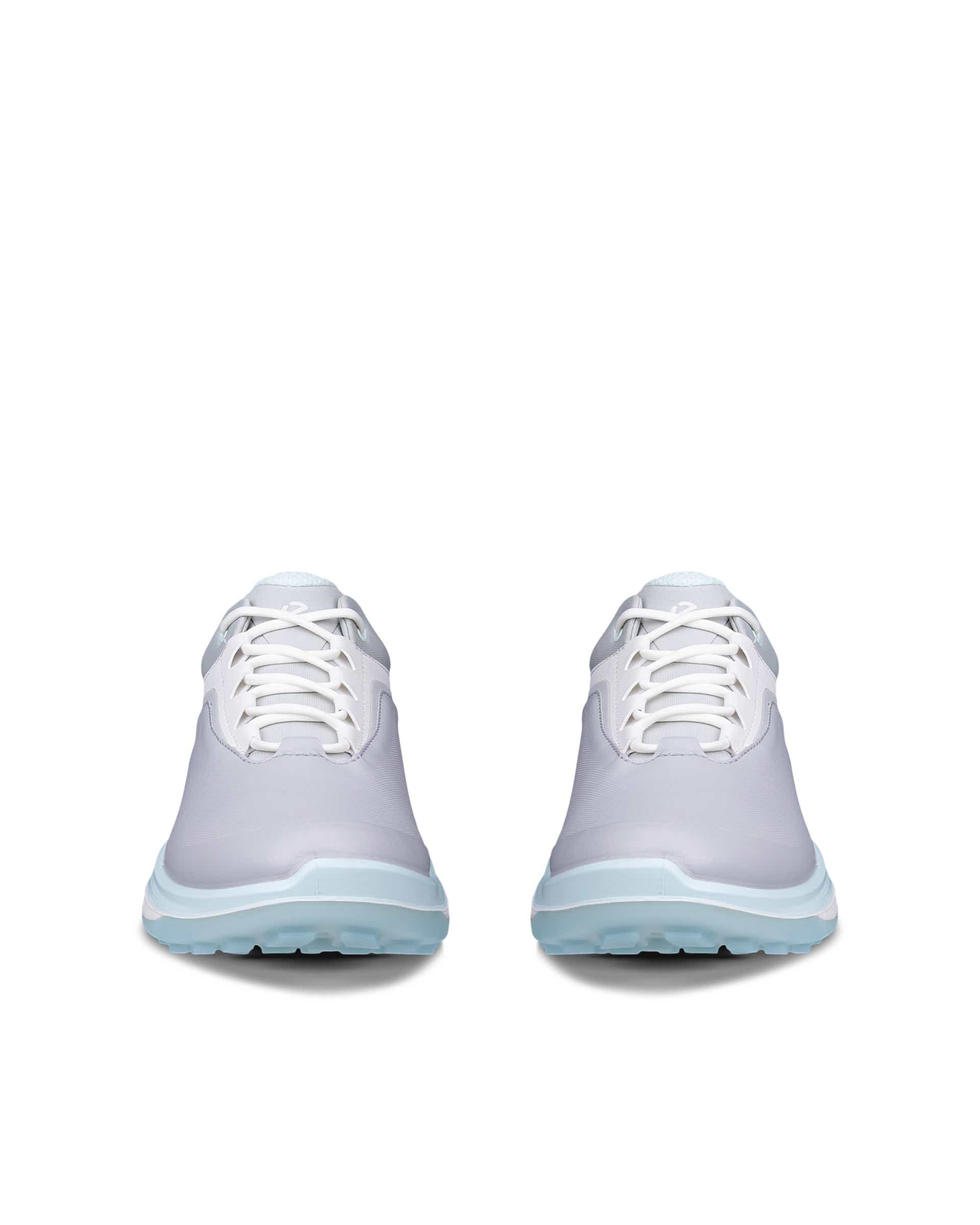 Women's ECCO® Golf LT1 Leather Waterproof Golf Shoe - Gray - Front pair