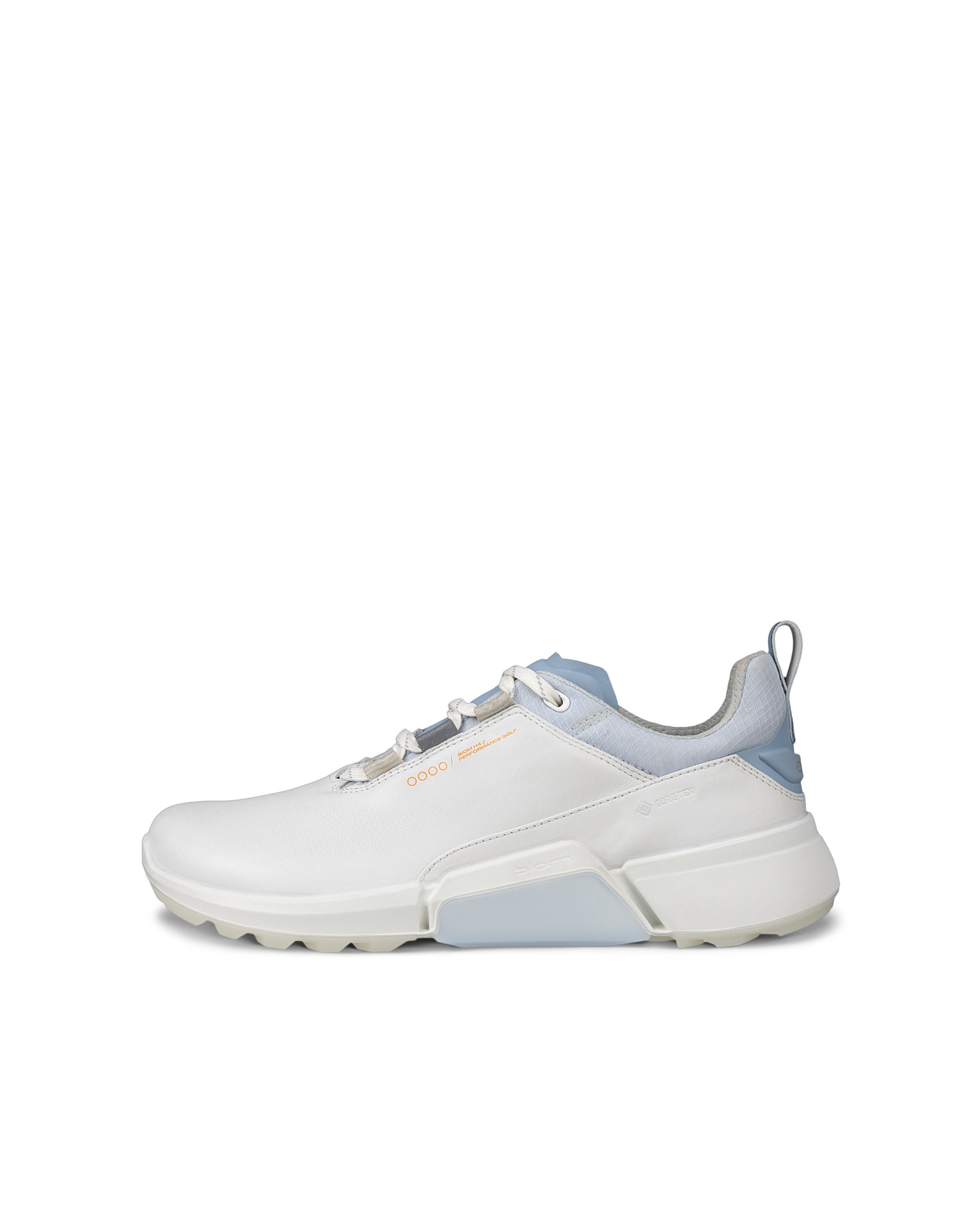 Women's ECCO® Golf Biom H4 Leather Gore-Tex Golf Shoe - White - Outside