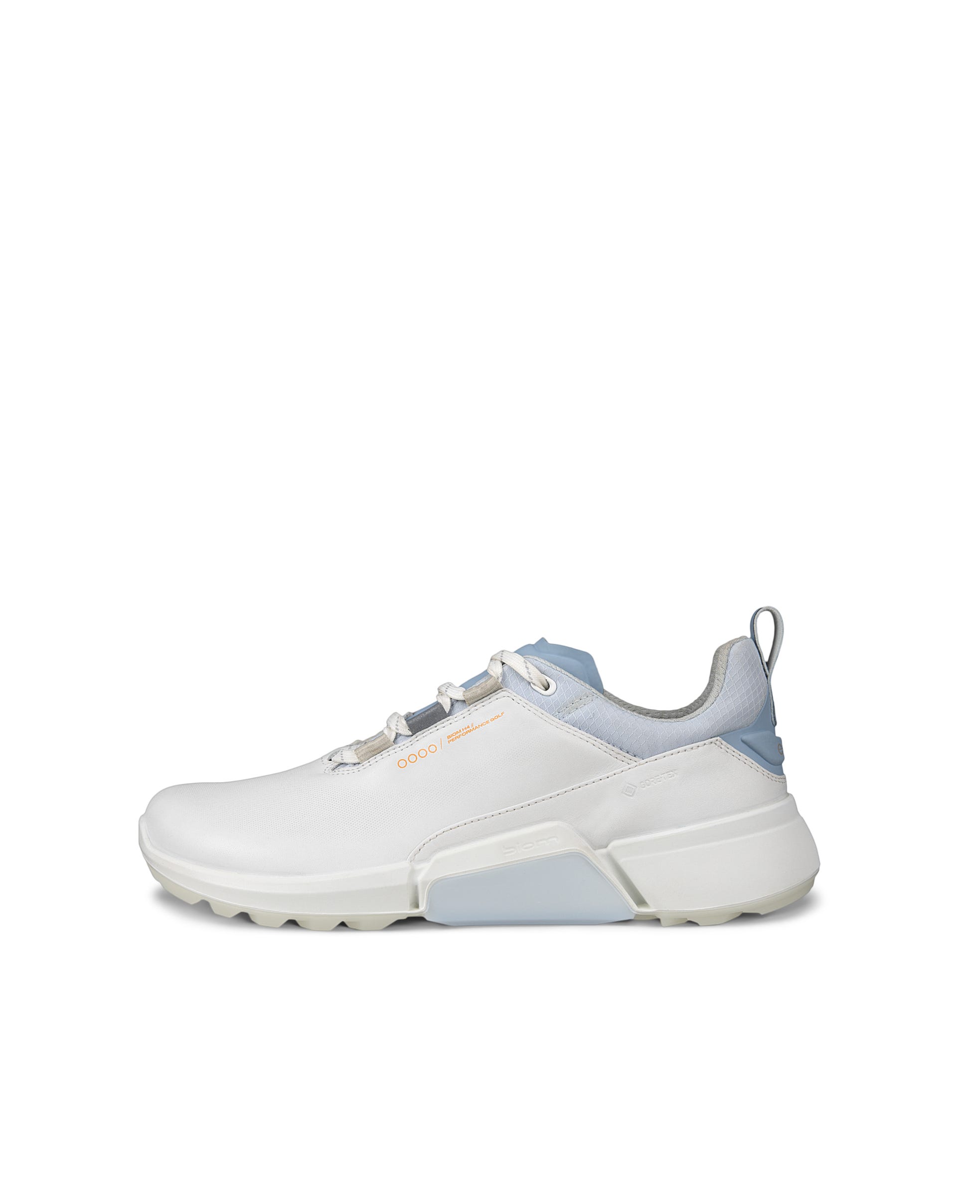Ladies ECCO® Golf BIOM H4 Leather Gore-Tex Shoe - White - Outside