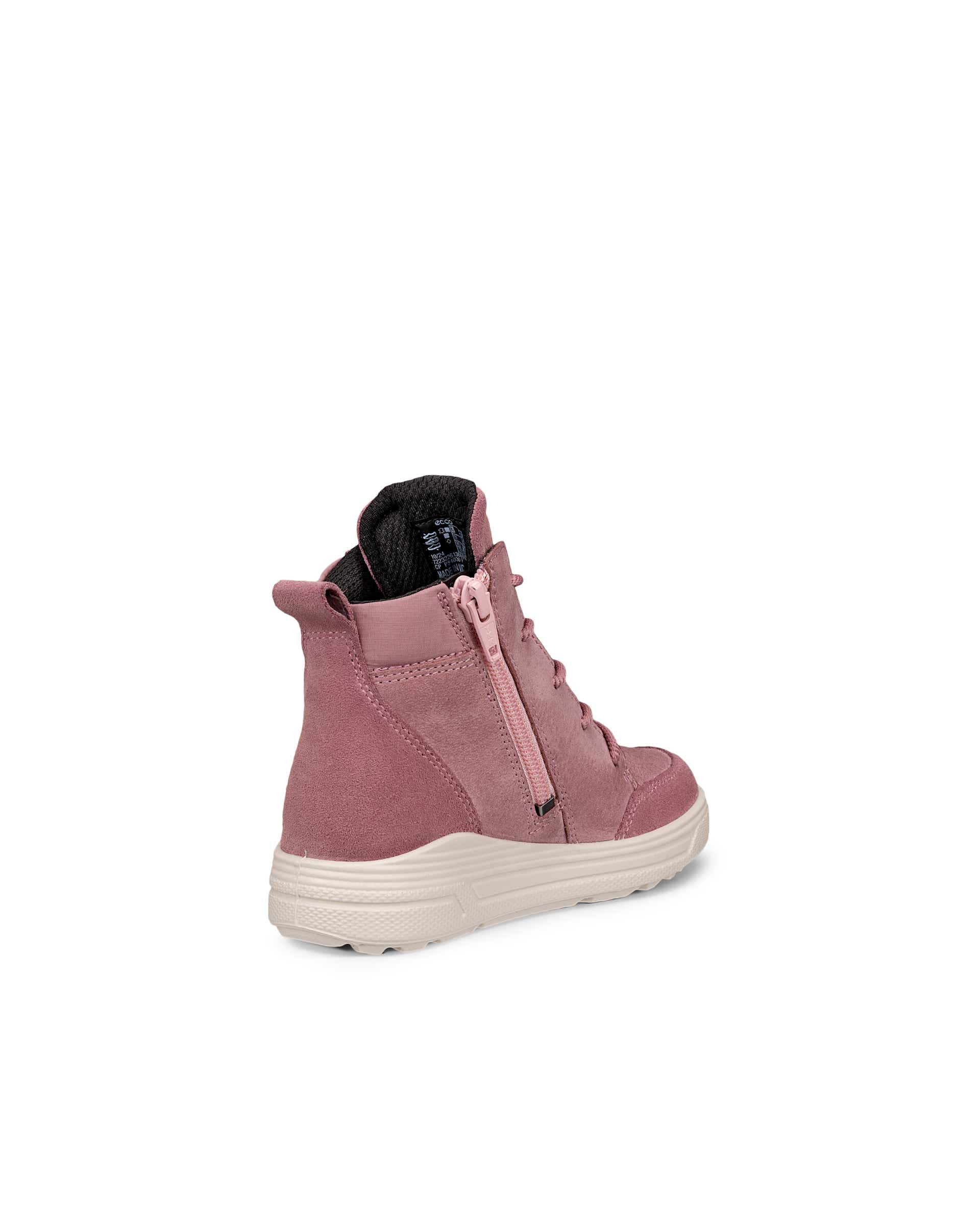 ECCO® URBAN SNOWBOARDER dječje zimske čizme od nubuka Gore-Tex - Ružičasta - Back