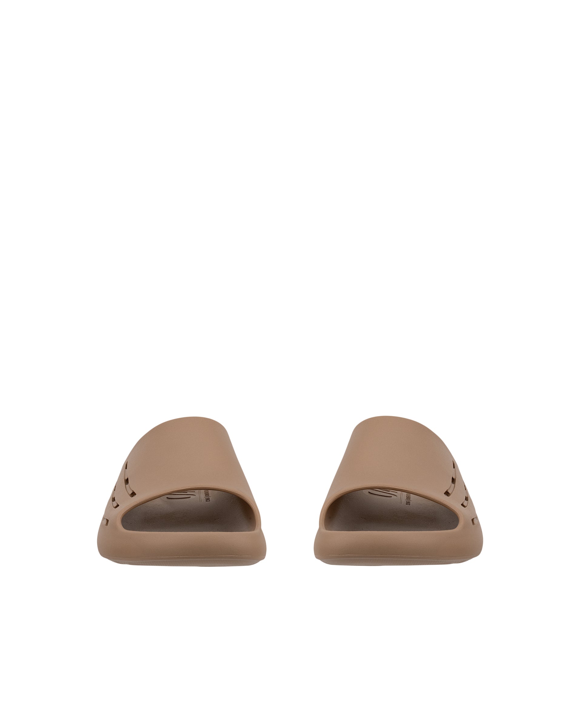 Unisex ECCO® Cozmo E Unisex Slider - Beige - Front pair